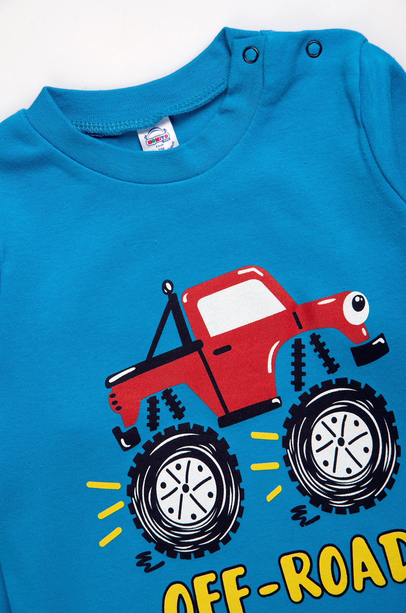 Хлопковый джемпер из интерлока для мальчика Bonito