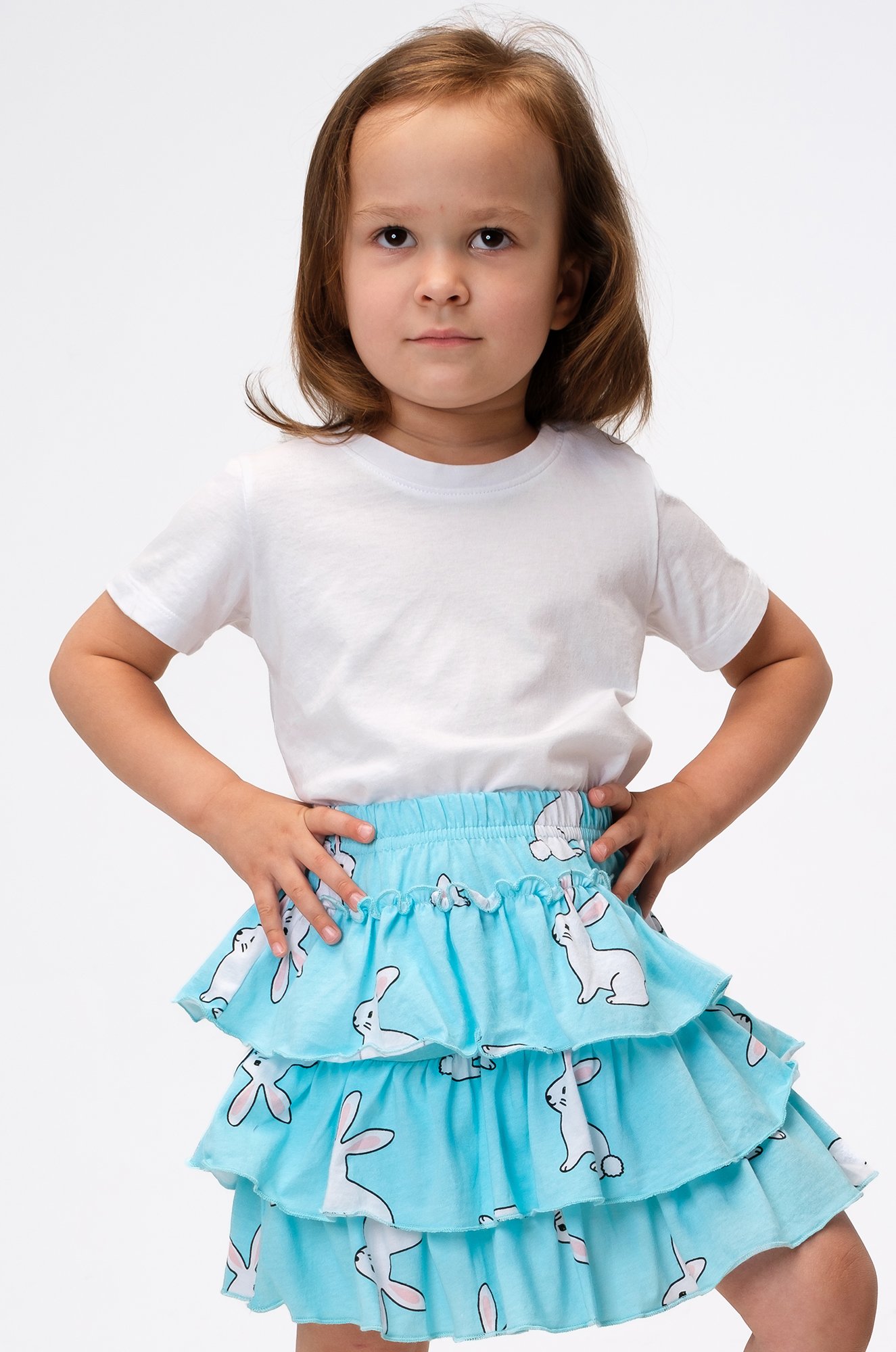 Хлопковая юбка для девочки Bonito