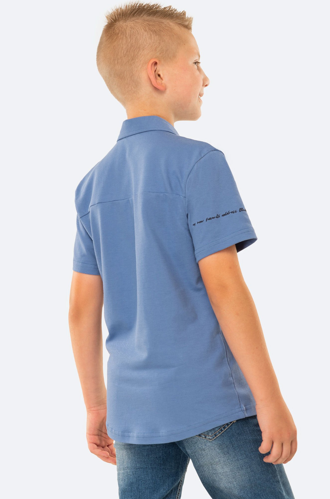 Рубашка с коротким рукавом для мальчика Blueland