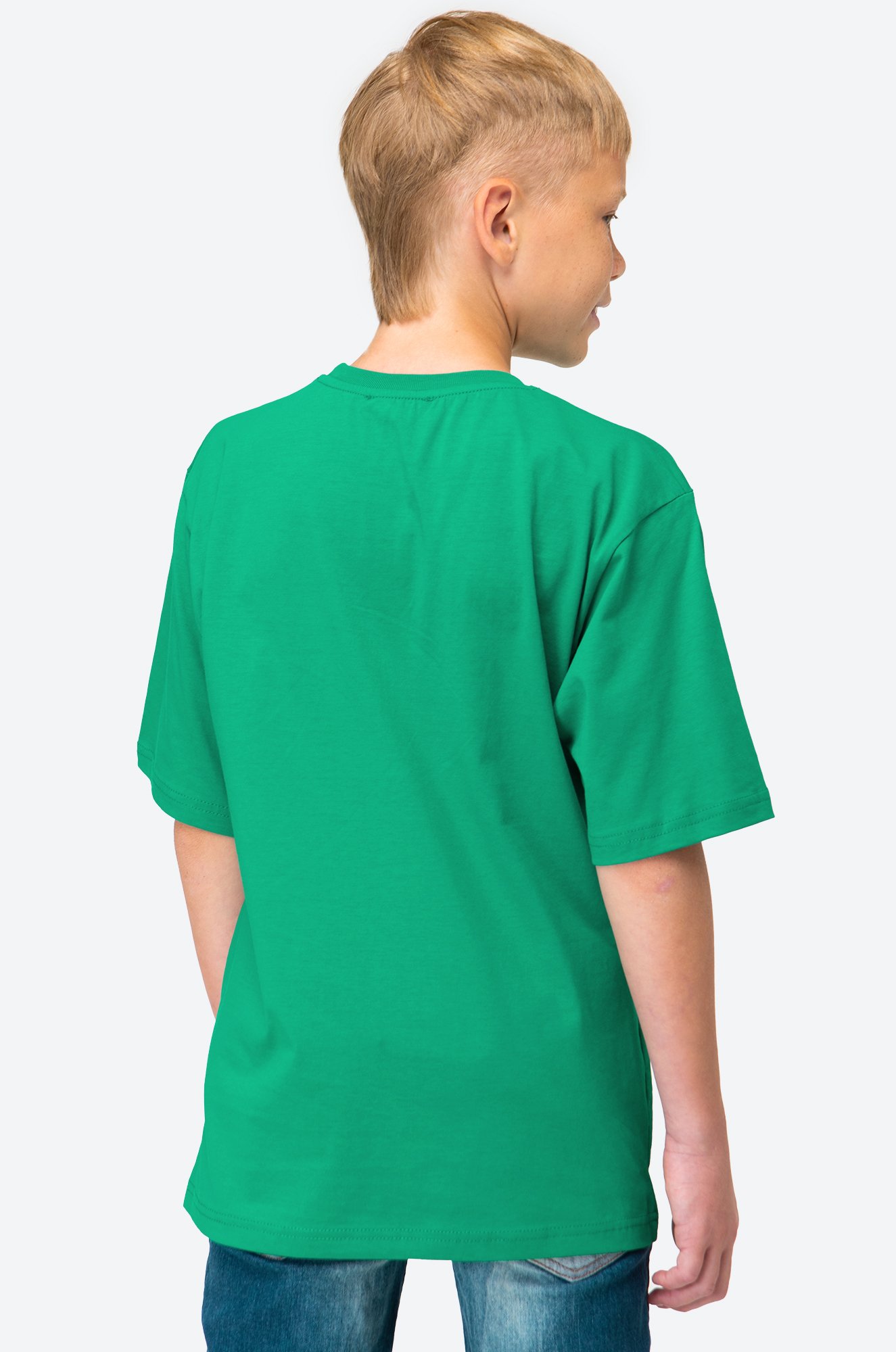 Футболка оверсайз из хлопка для мальчика First Kids