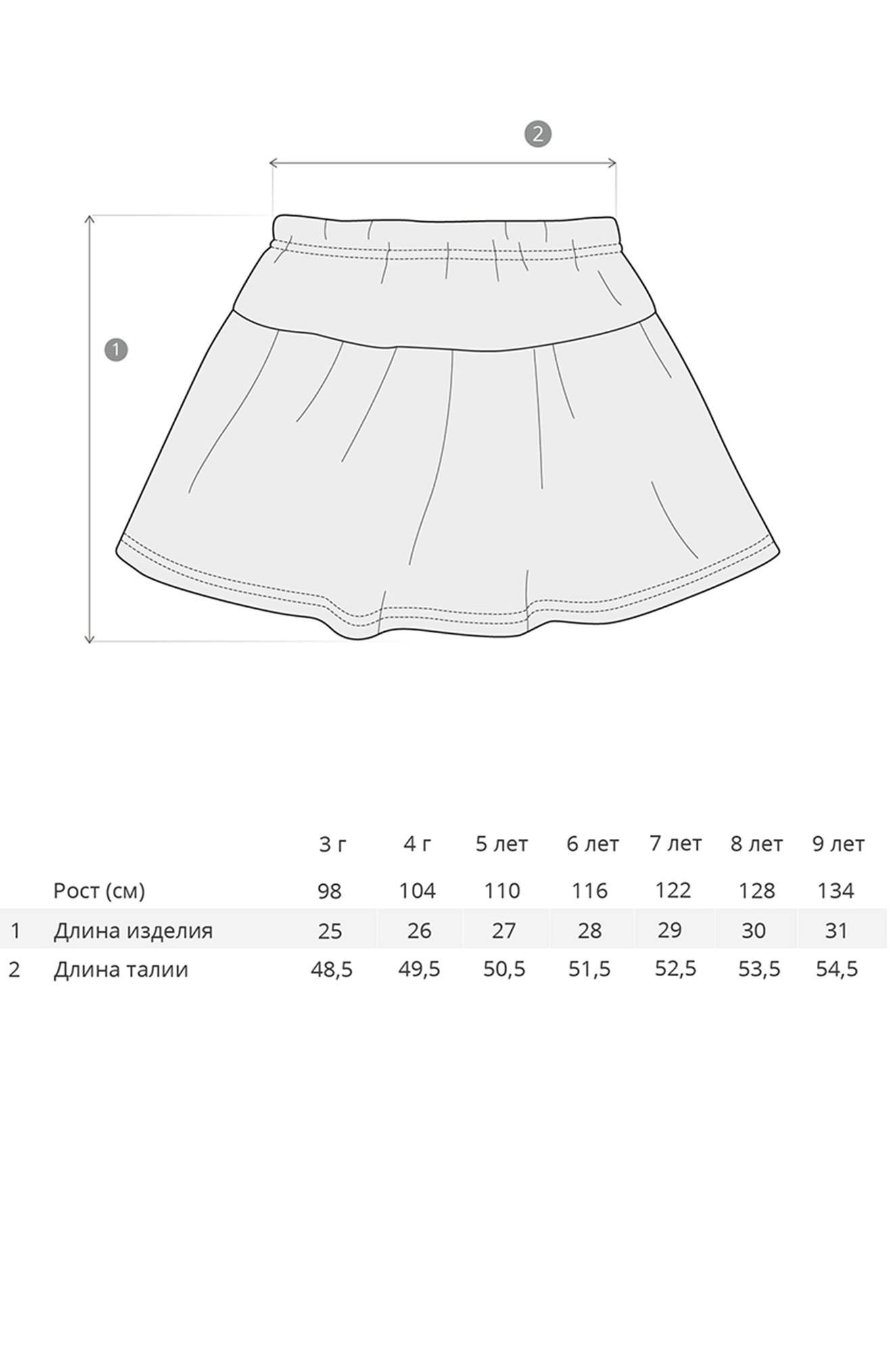 Школьная юбка для девочки выкройка