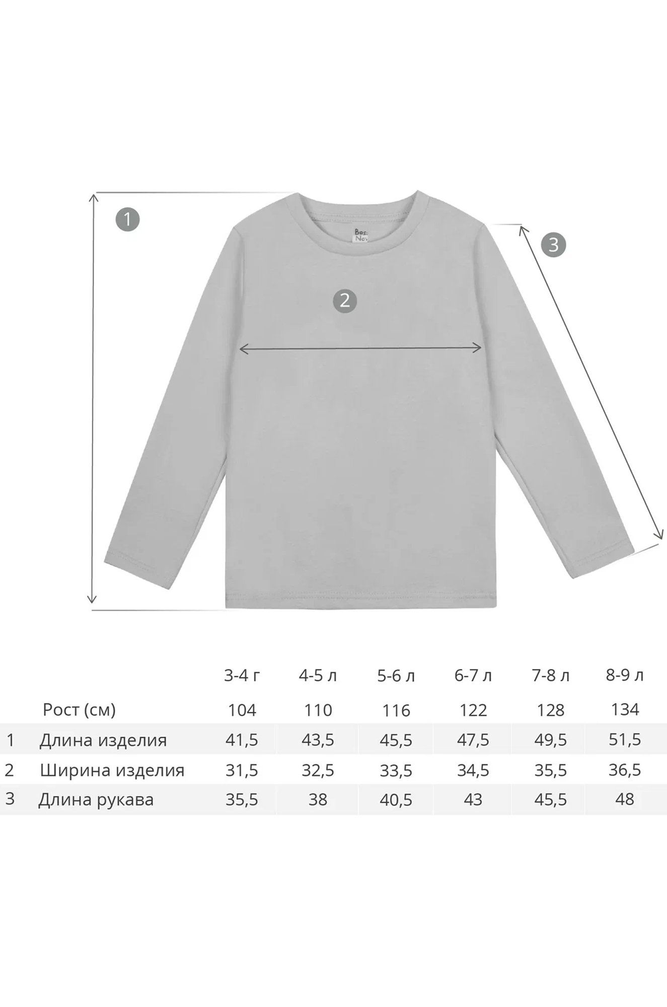 Лонгслив для мальчика Bossa Nova