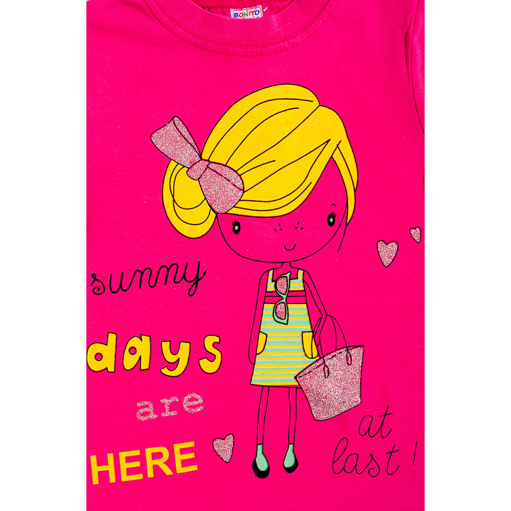 Футболка для девочки Bonito