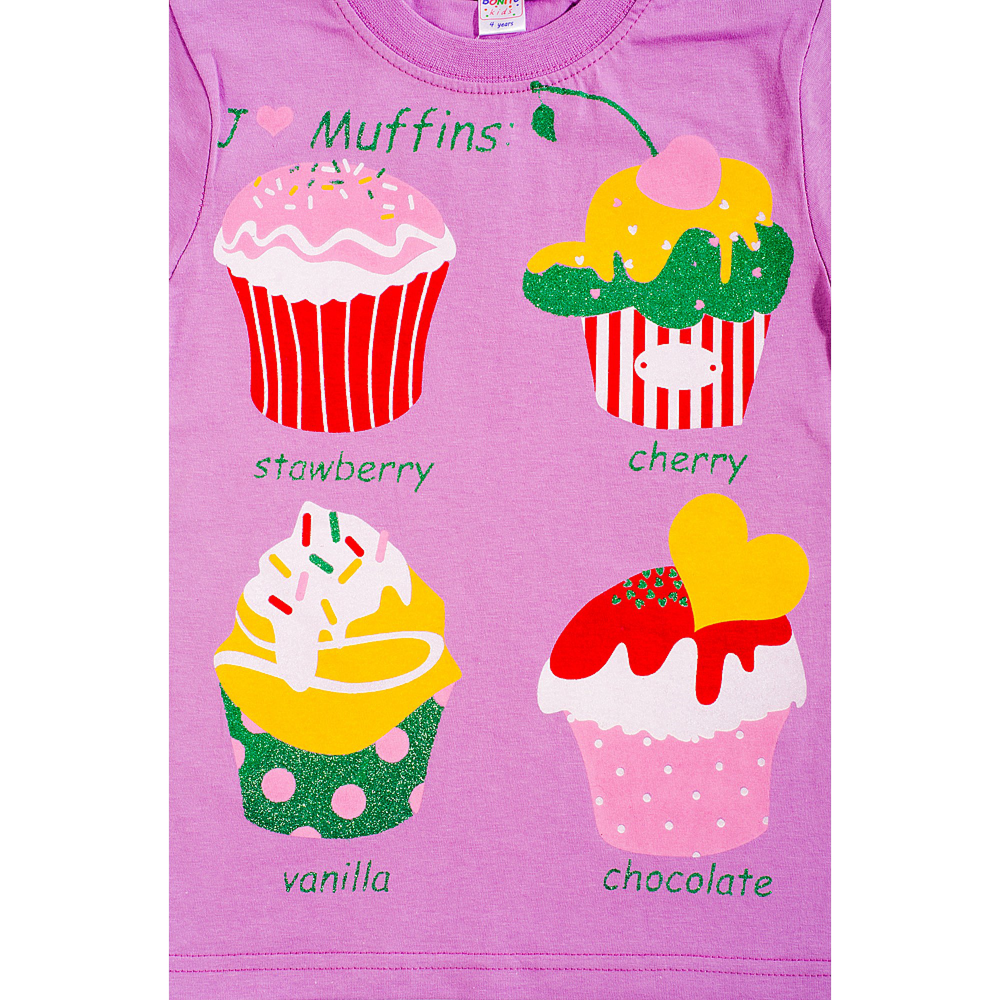 Футболка для девочки Bonito