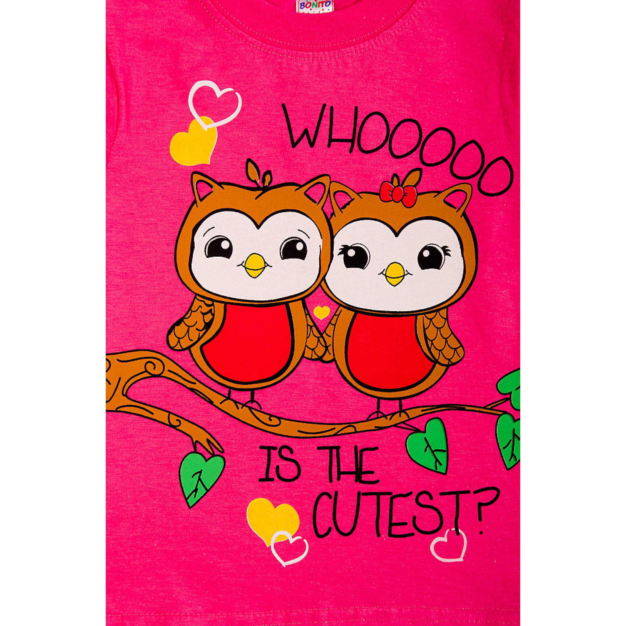 Футболка для девочки Bonito