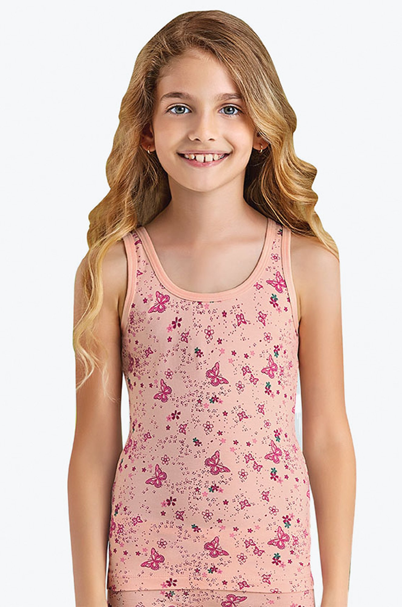 Маечка для девочки Baykar 6543830 мультиколор купить оптом в HappyWear.ru