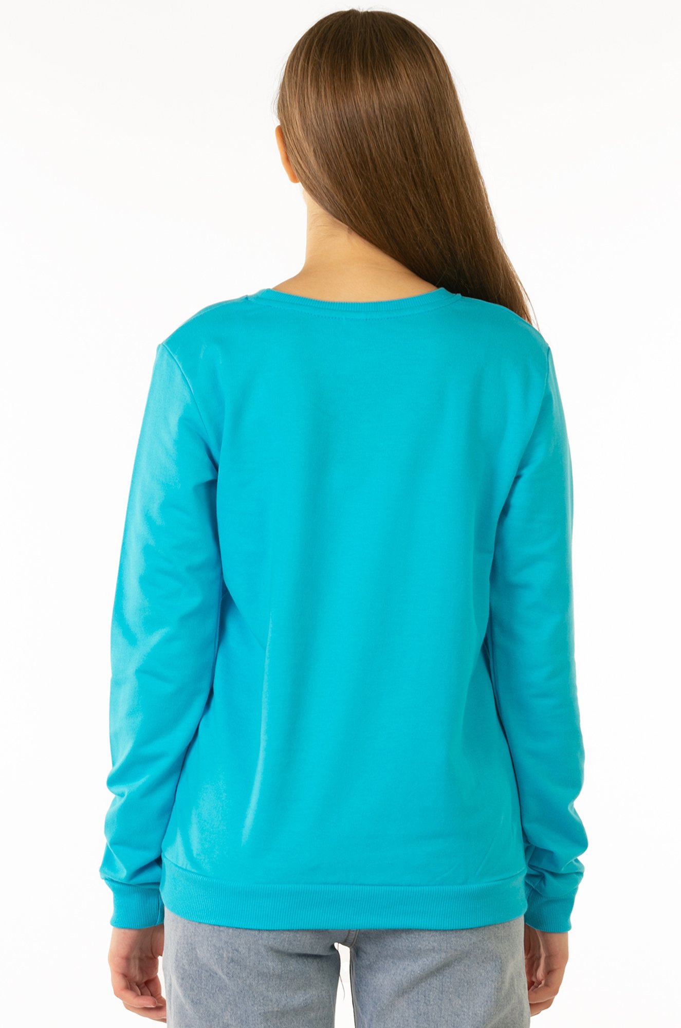 Свитшот для девочки из футера двухнитки Baby Style