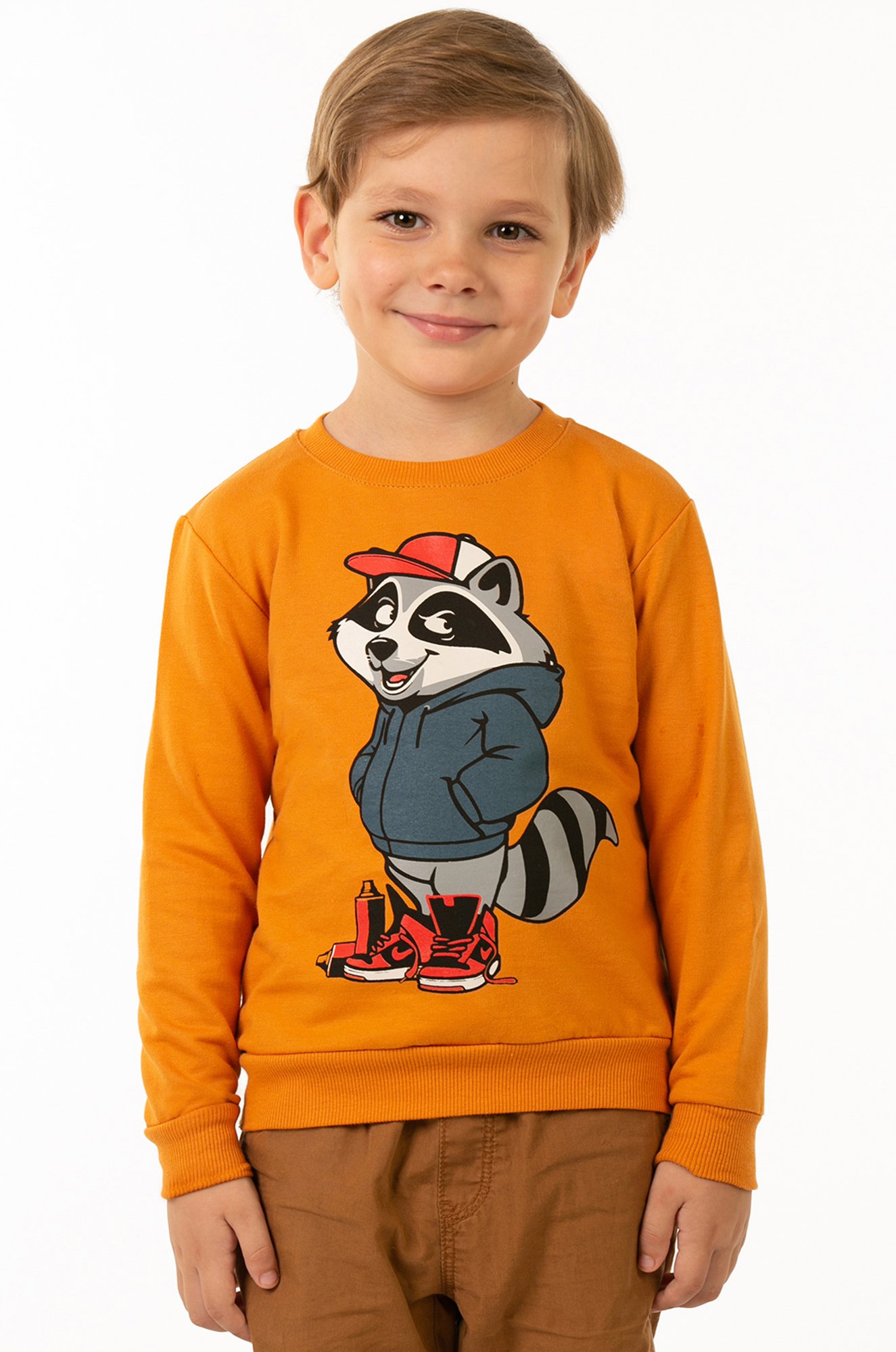 Свитшот для мальчика из футера двухнитки Baby Style