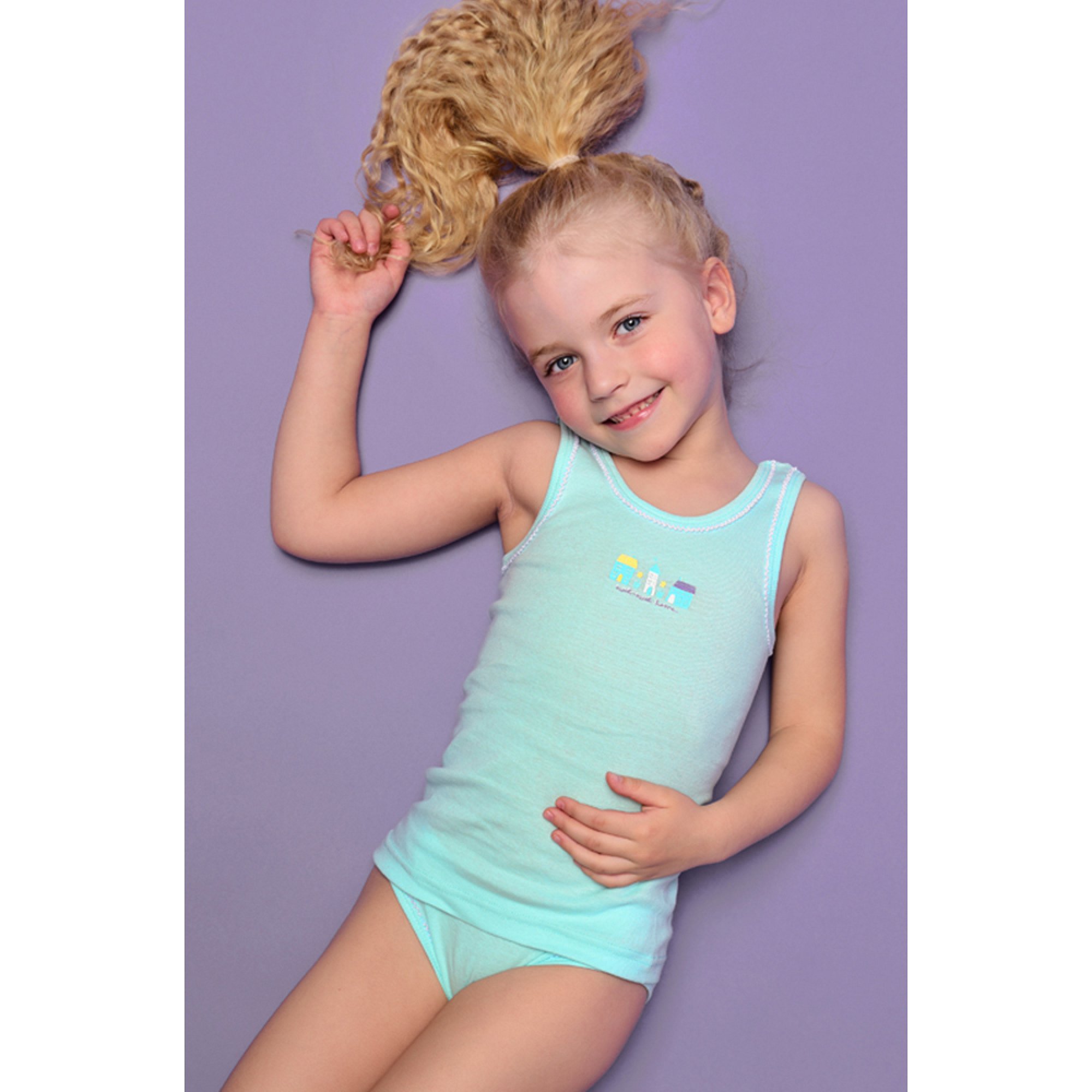 Комплект для девочки Crockid 6520077 ментол купить оптом в HappyWear.ru