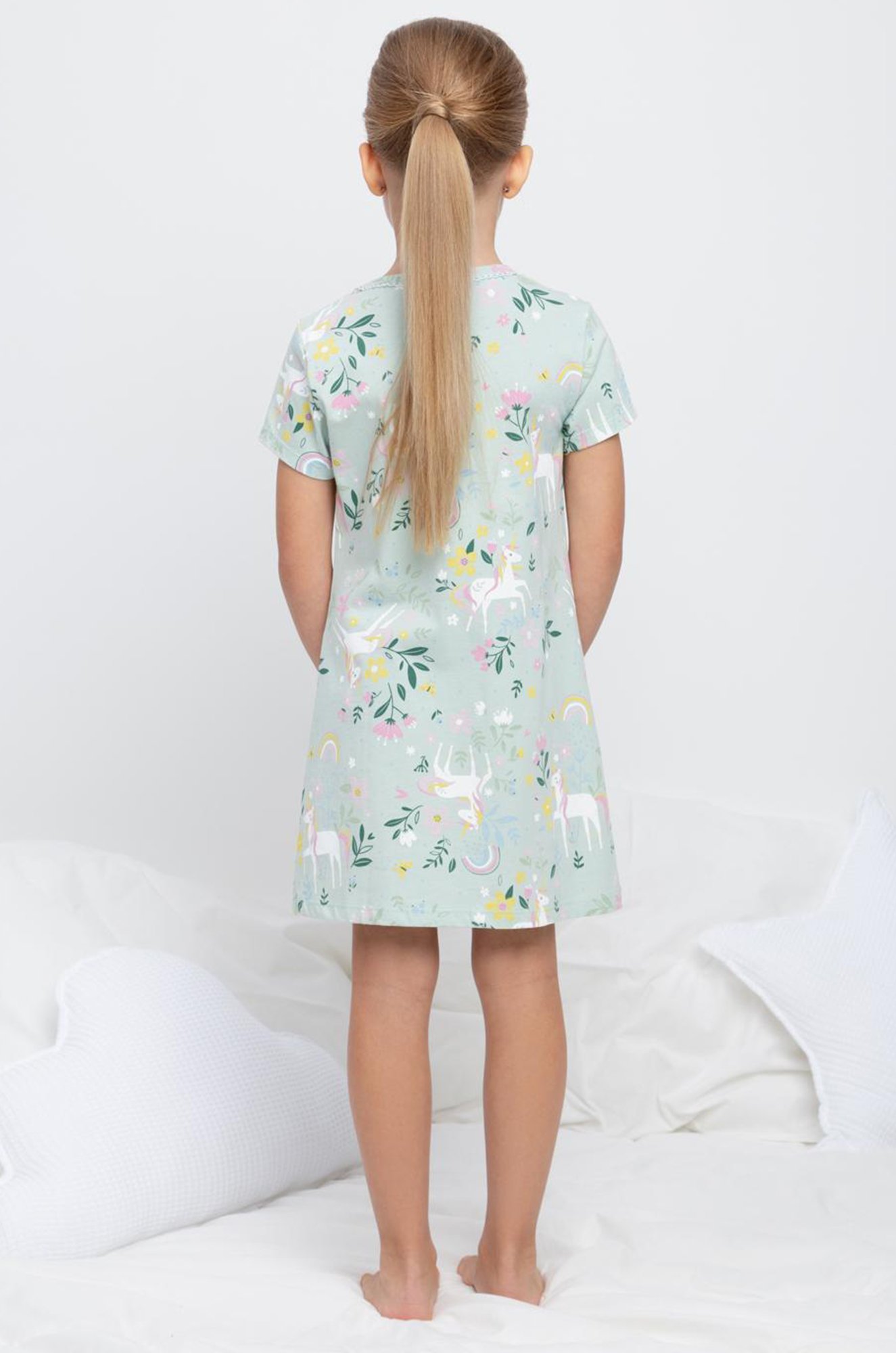 Сорочка для девочки из мягкого натурального хлопка Crockid