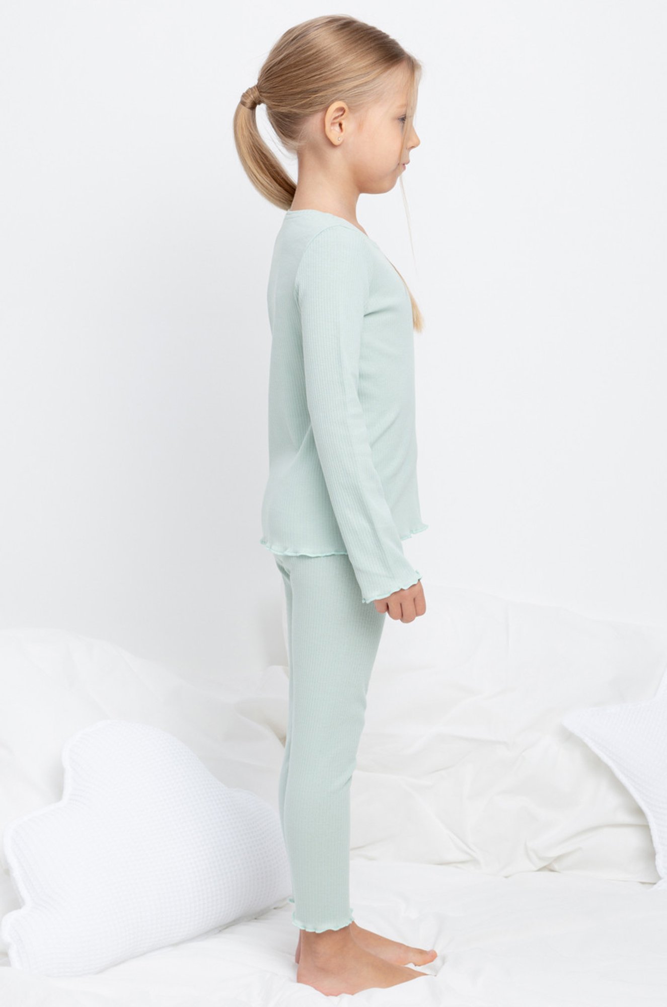 Хлопковая пижама для девочки Crockid