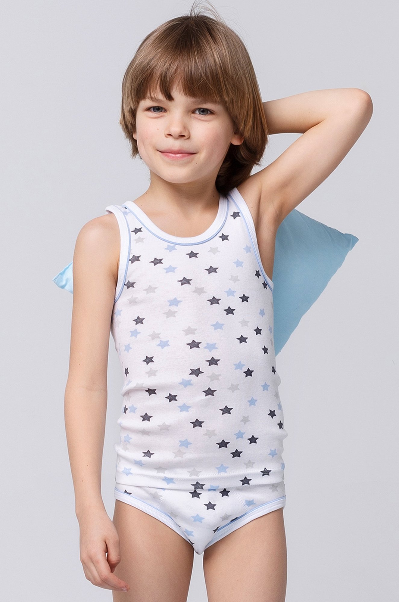 Трусы для мальчика Crockid 6529586 белый купить оптом в HappyWear.ru