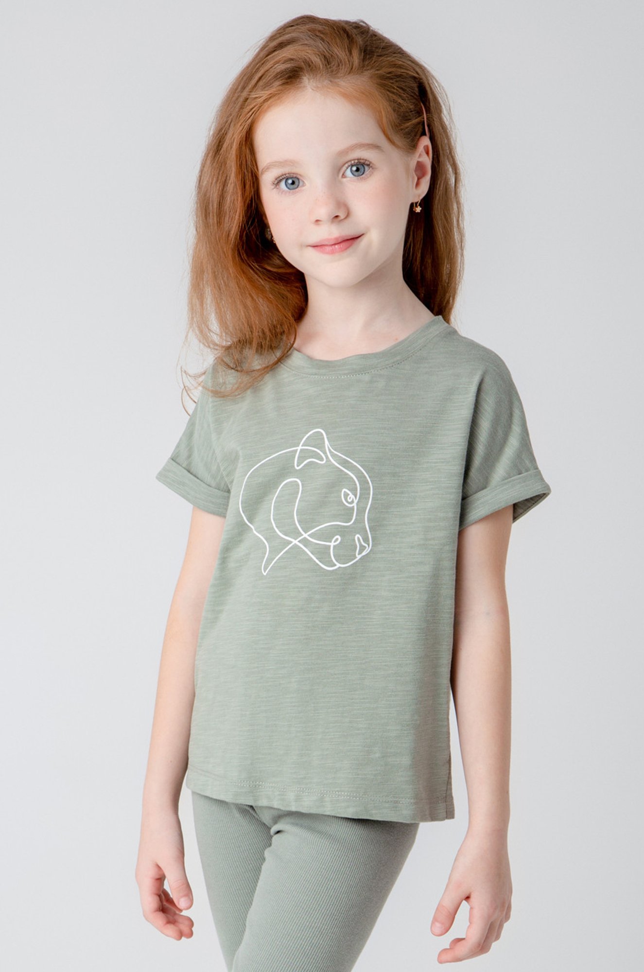 Футболка из супрема для девочки Crockid