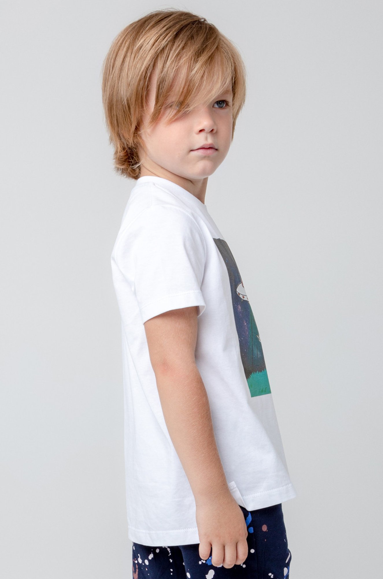 Хлопковая футболка для мальчика Crockid