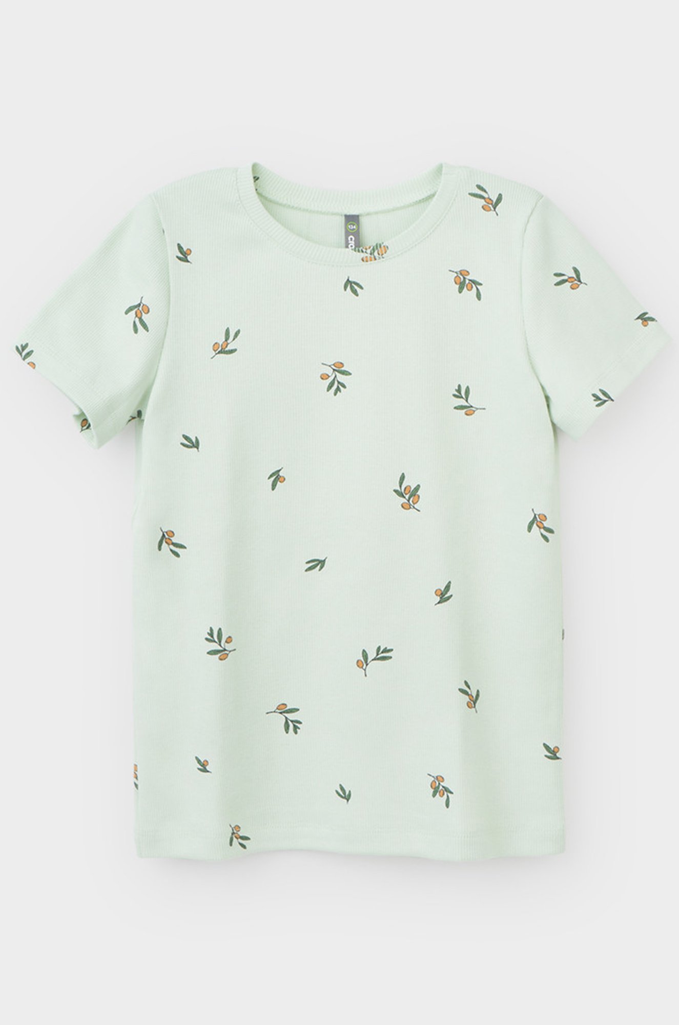 Хлопковая футболка для девочки Crockid