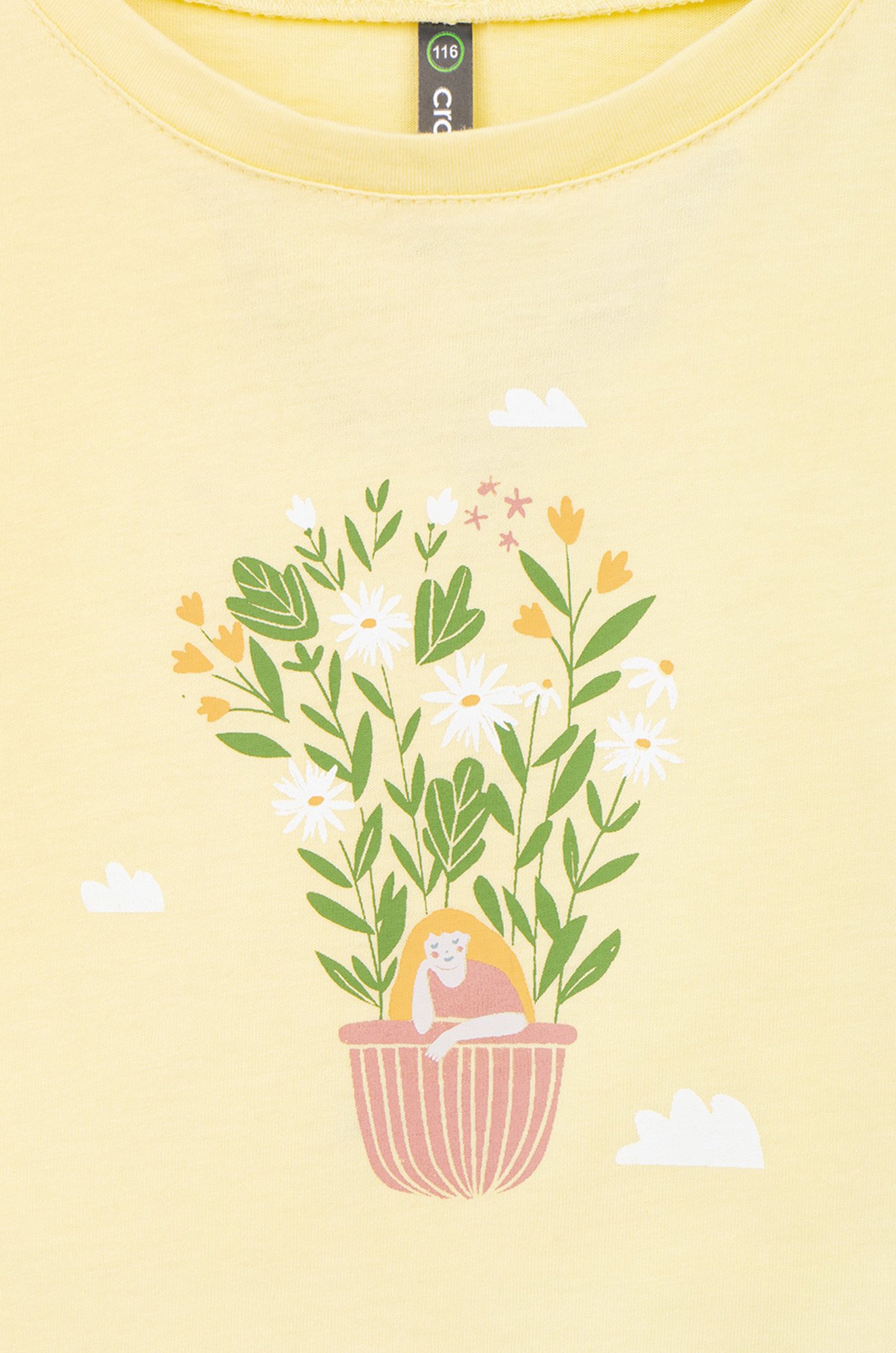 Футболка оверсайз из супрема для девочки Crockid