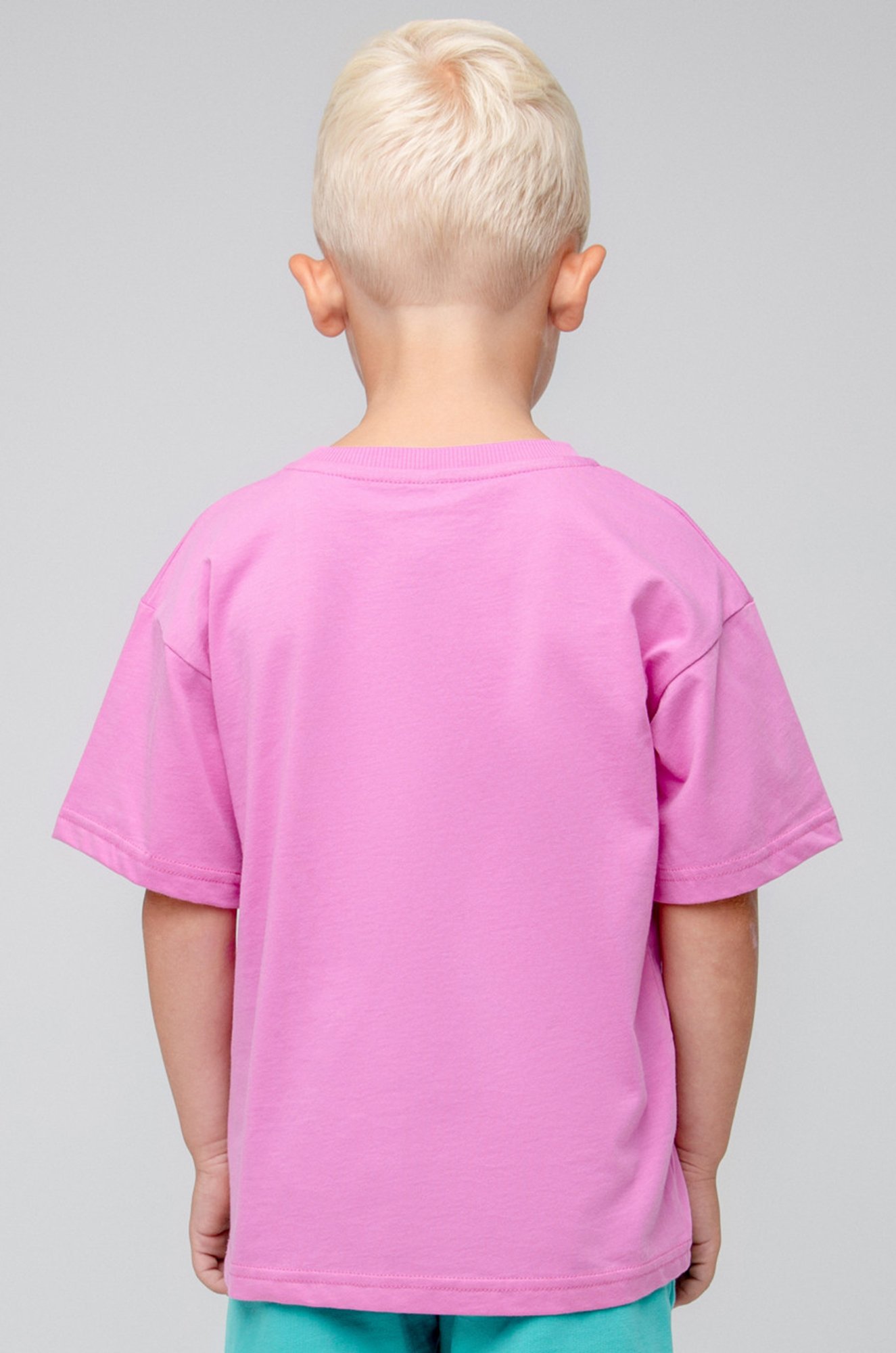 Детская хлопковая футболка оверсайз из супрема Crockid