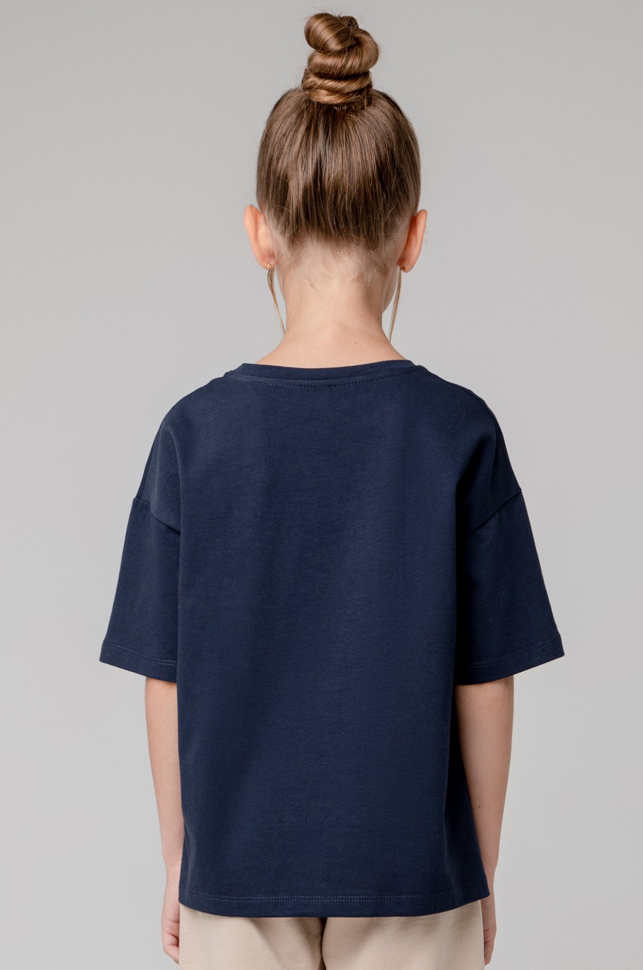 Футболка оверсайз из супрема для девочки Crockid