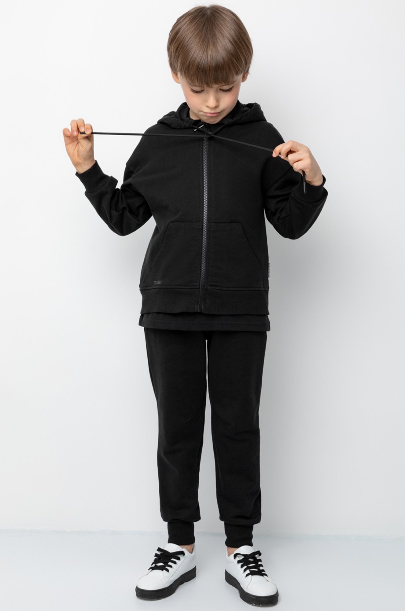 Детская толстовка на молнии из футера Crockid