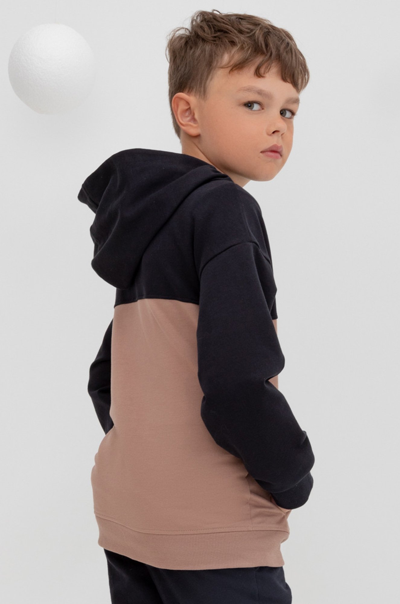 Толстовка для мальчика из футера с начесом Crockid