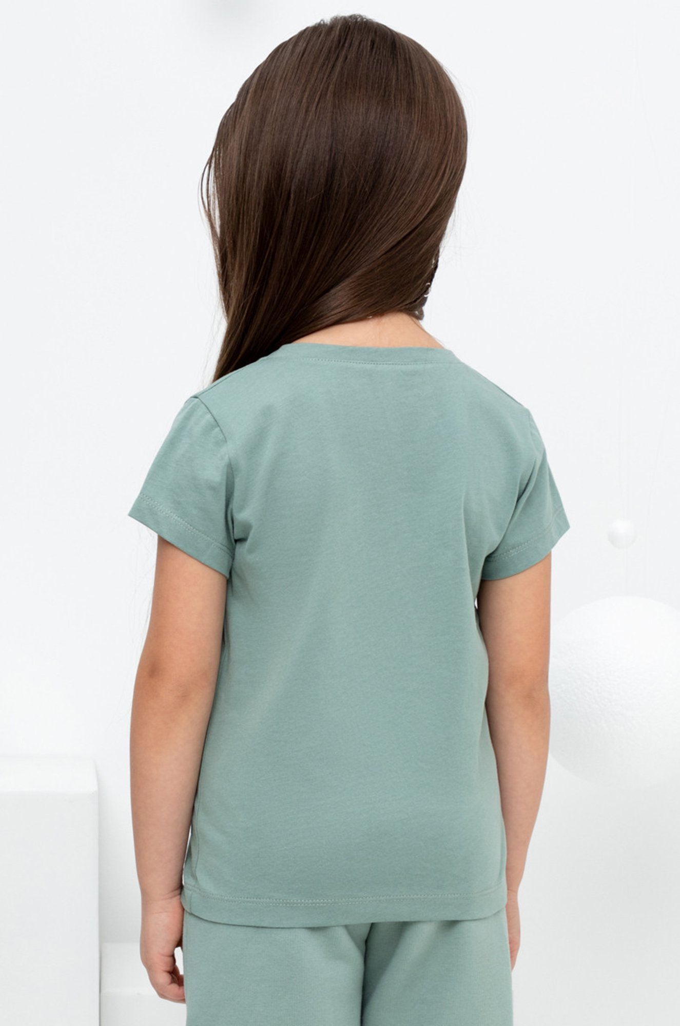 Футболка для девочки из супрема Crockid