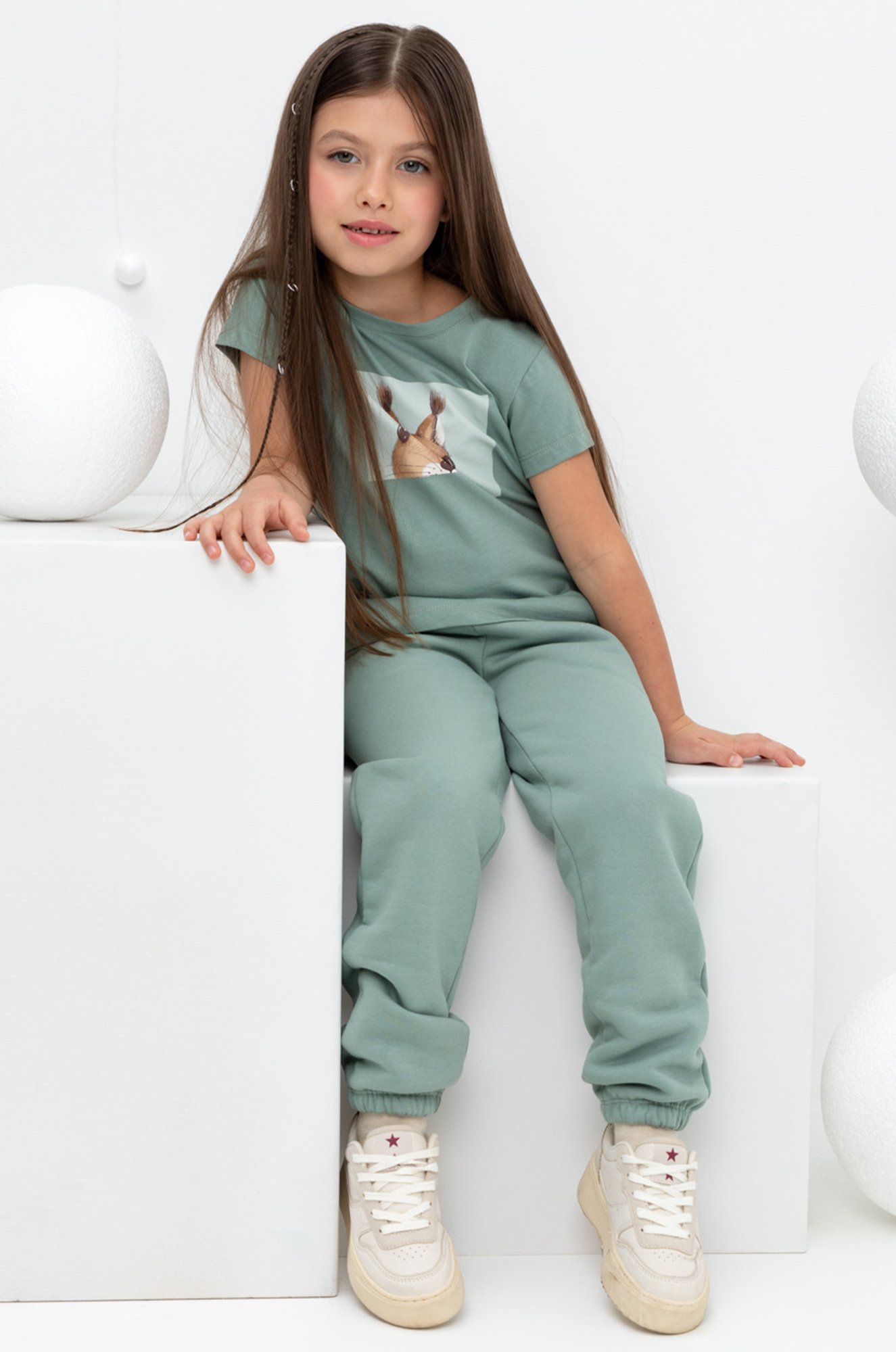 Футболка для девочки из супрема Crockid