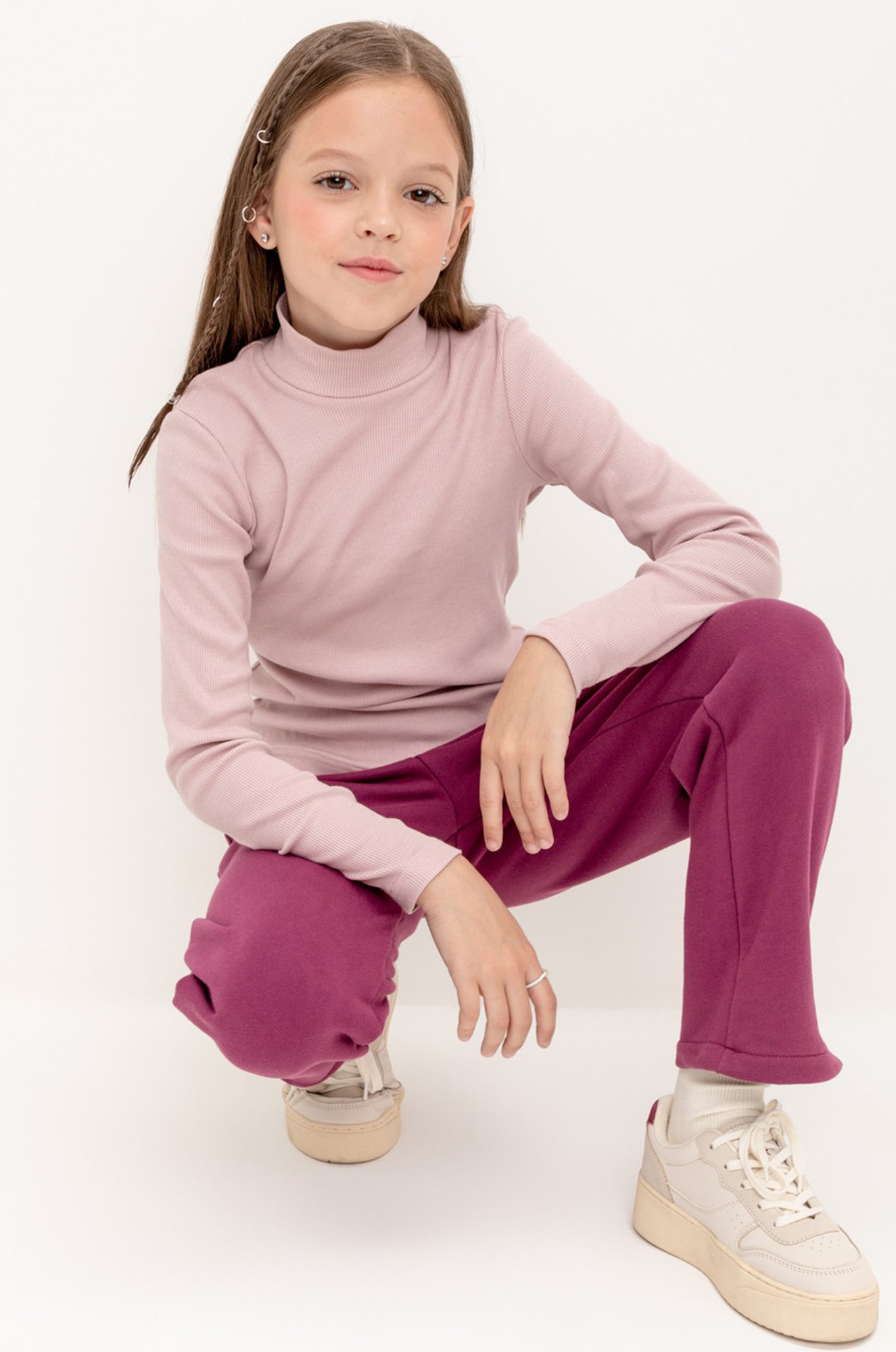 Джемпер для девочки в рубчик Crockid