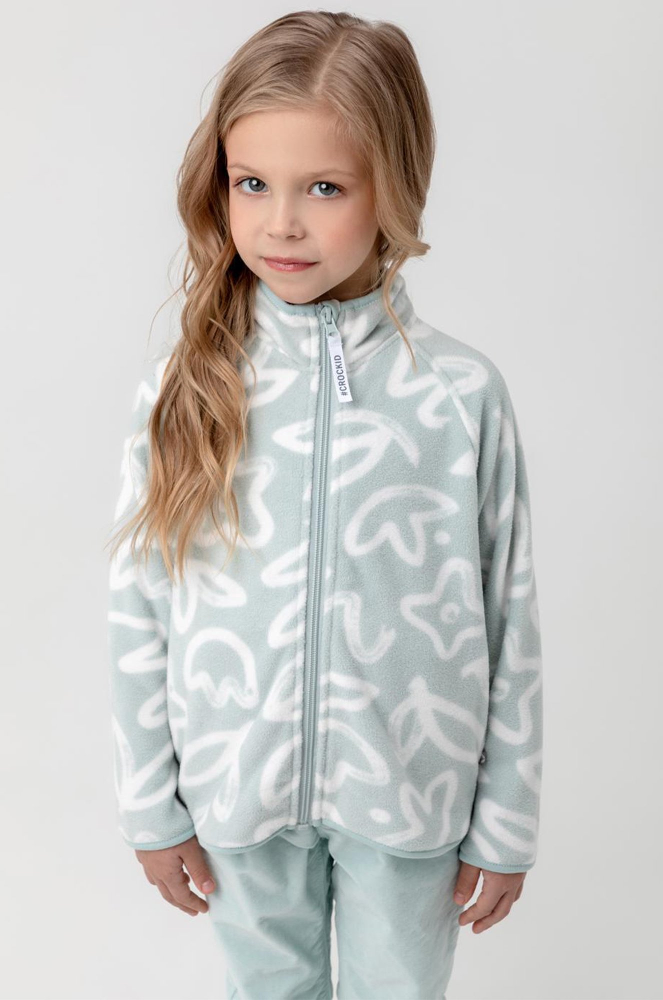 Флисовая куртка для девочки Crockid
