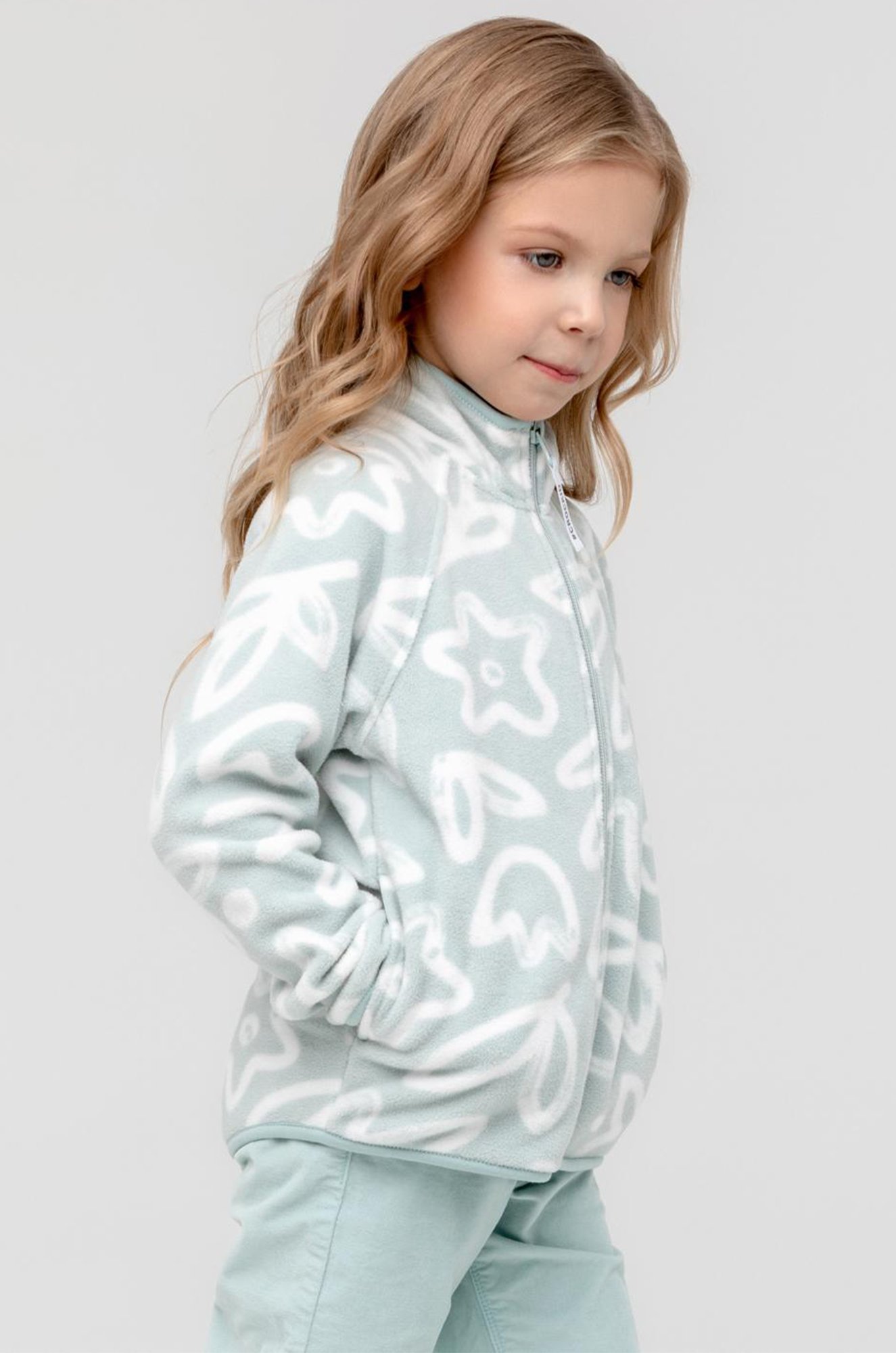 Флисовая куртка для девочки Crockid