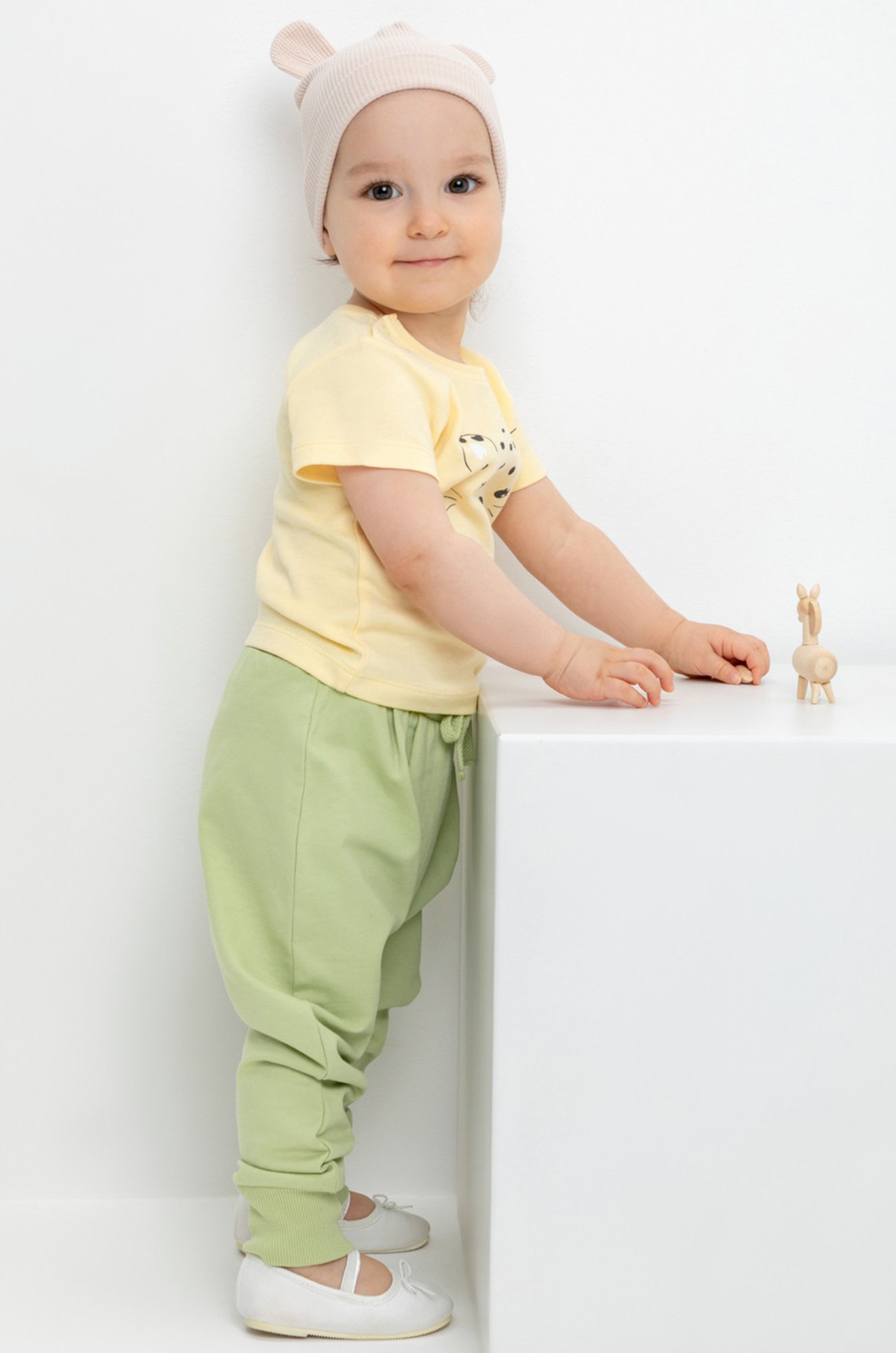 Брюки из петельчатого футера для девочки Crockid