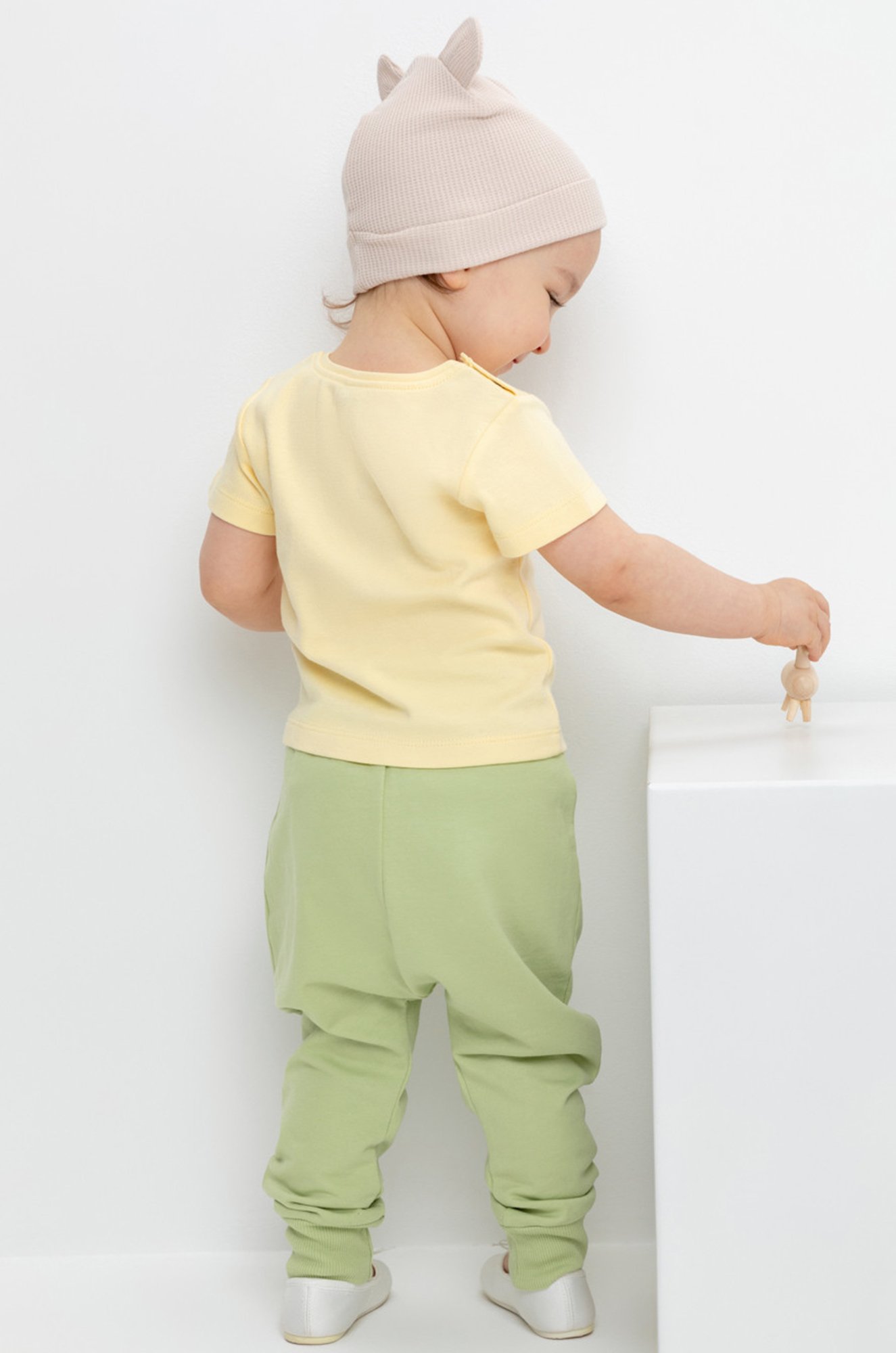 Брюки из петельчатого футера для девочки Crockid