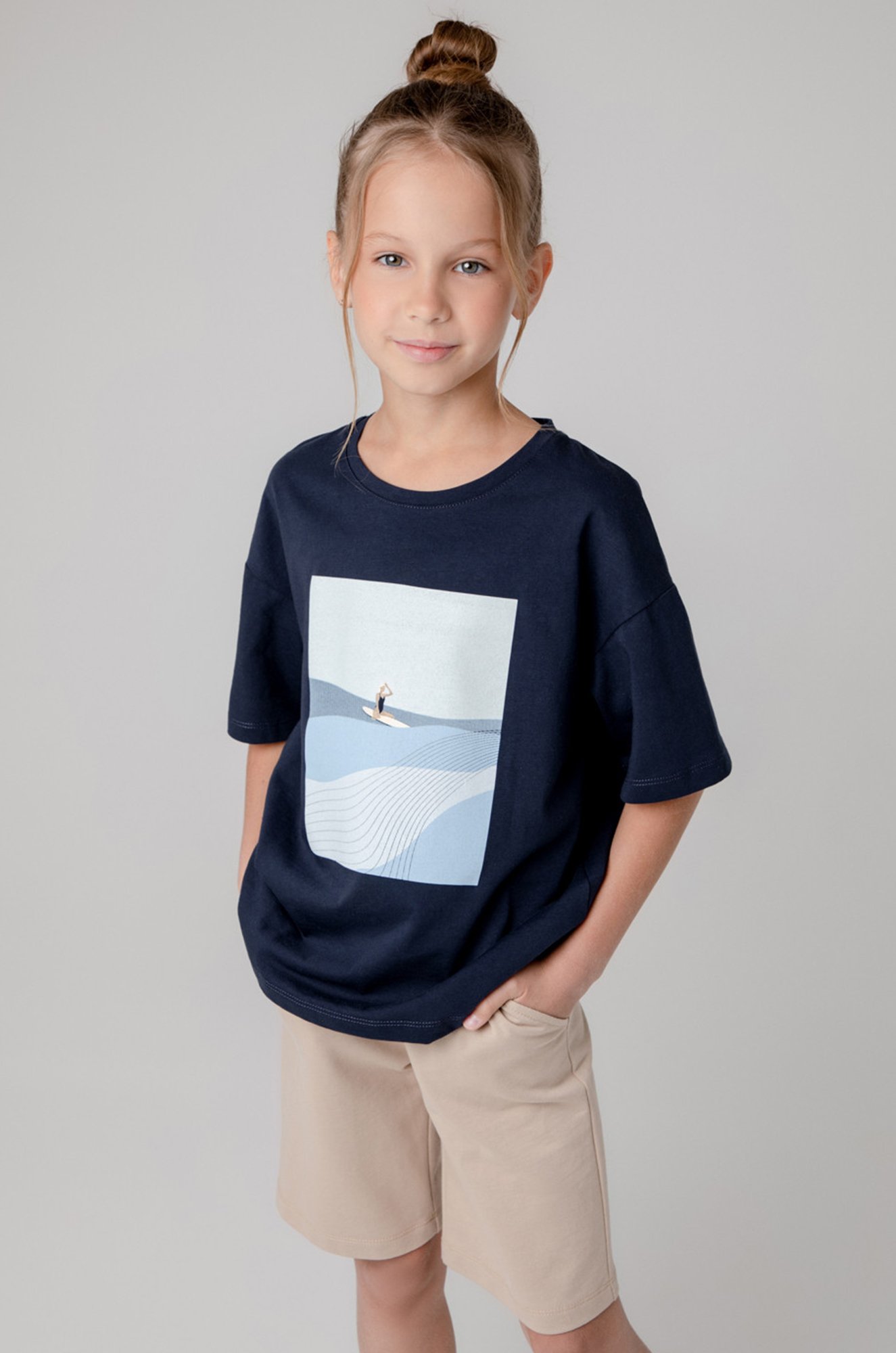 Шорты из петельчатого футера для девочки Crockid