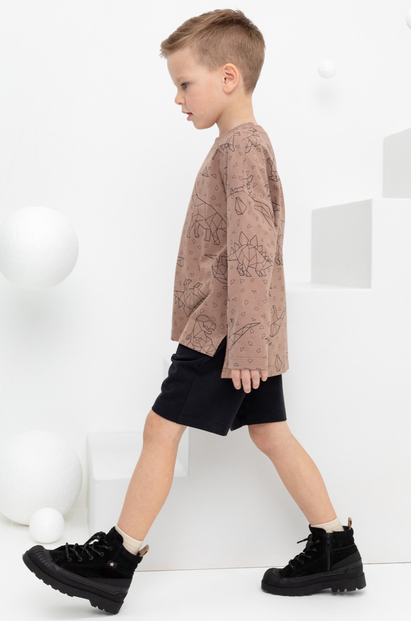 Детские шорты из футера Crockid