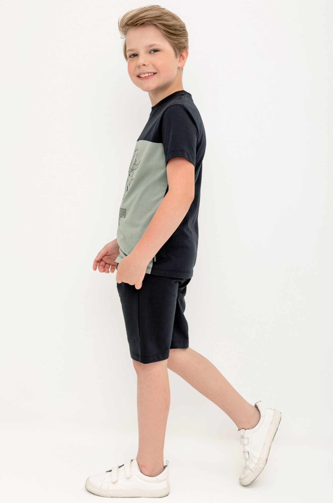 Детские шорты из футера Crockid