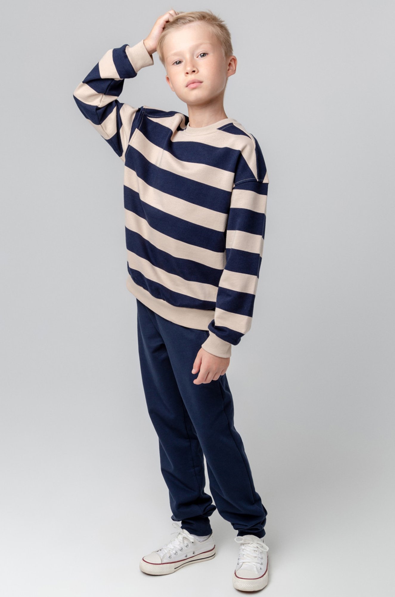 Детские брюки из петельчатого футера Crockid