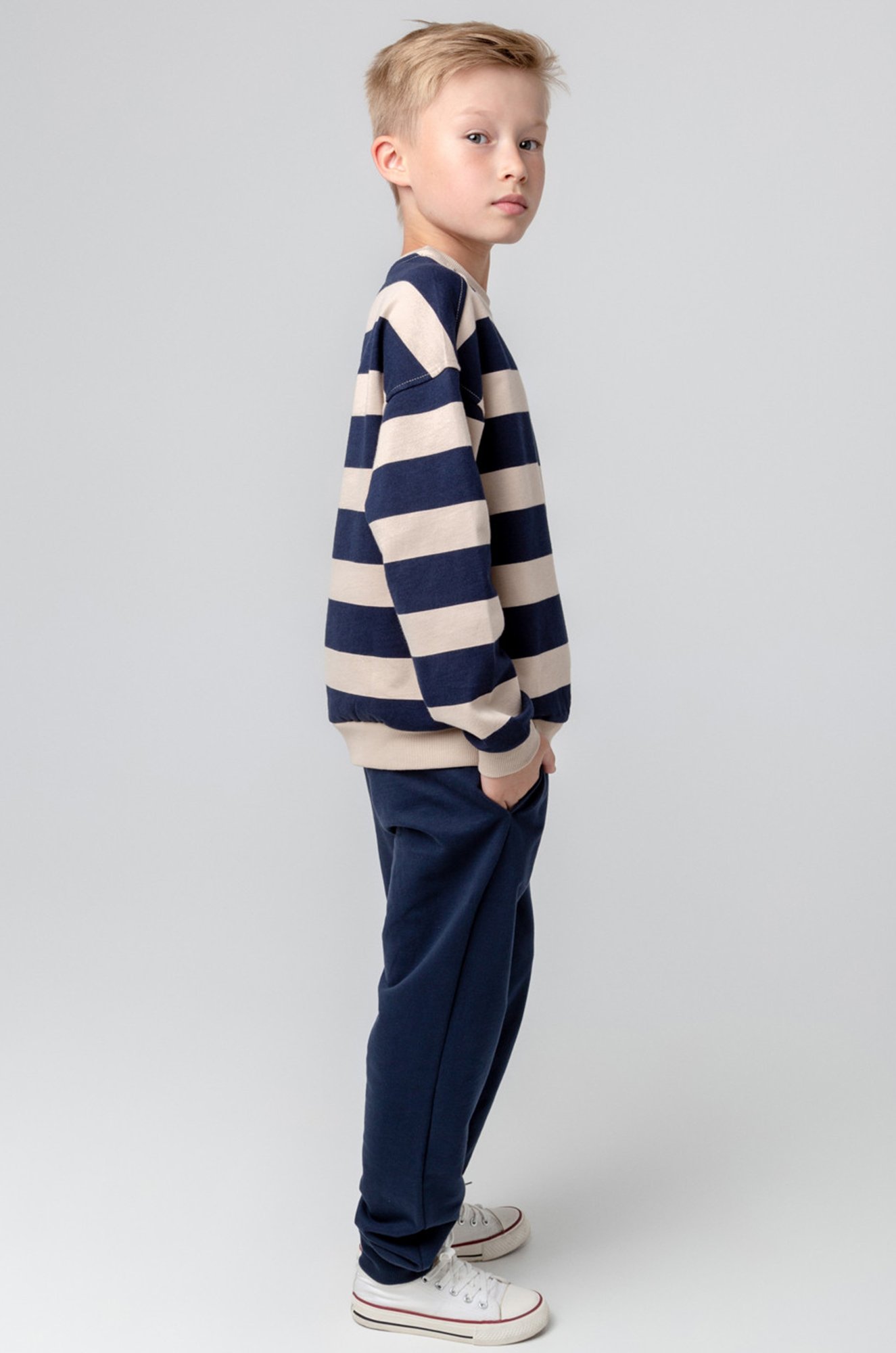 Детские брюки из петельчатого футера Crockid