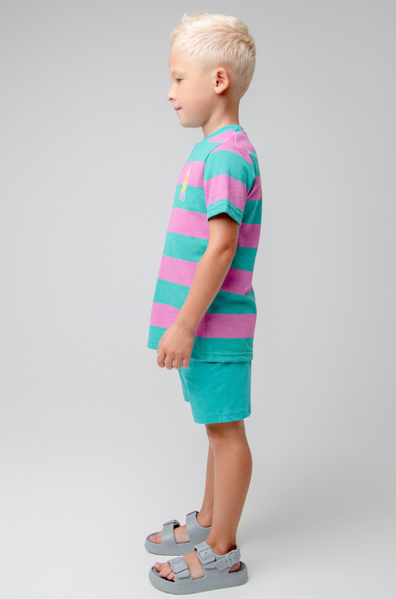 Детские хлопковые шорты из супрема Crockid