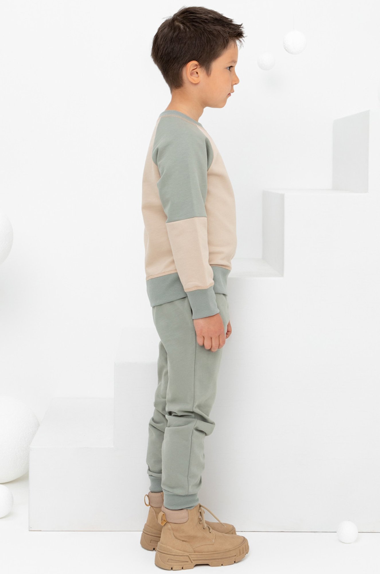 Детские брюки из футера Crockid