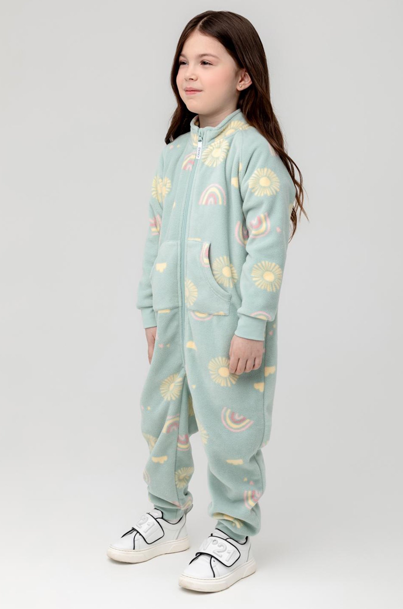 Детский флисовый комбинезон Crockid