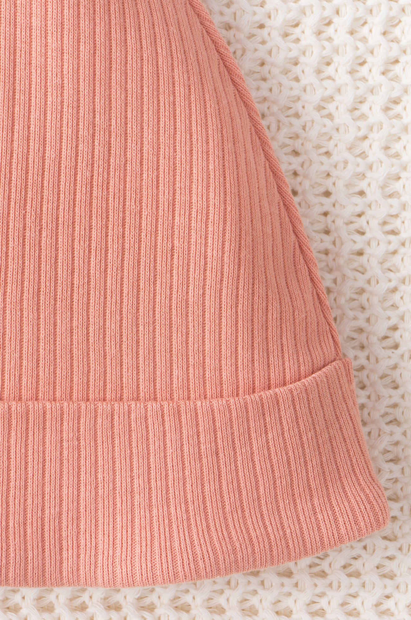 Детская шапочка в рубчик из натурального хлопка Crockid