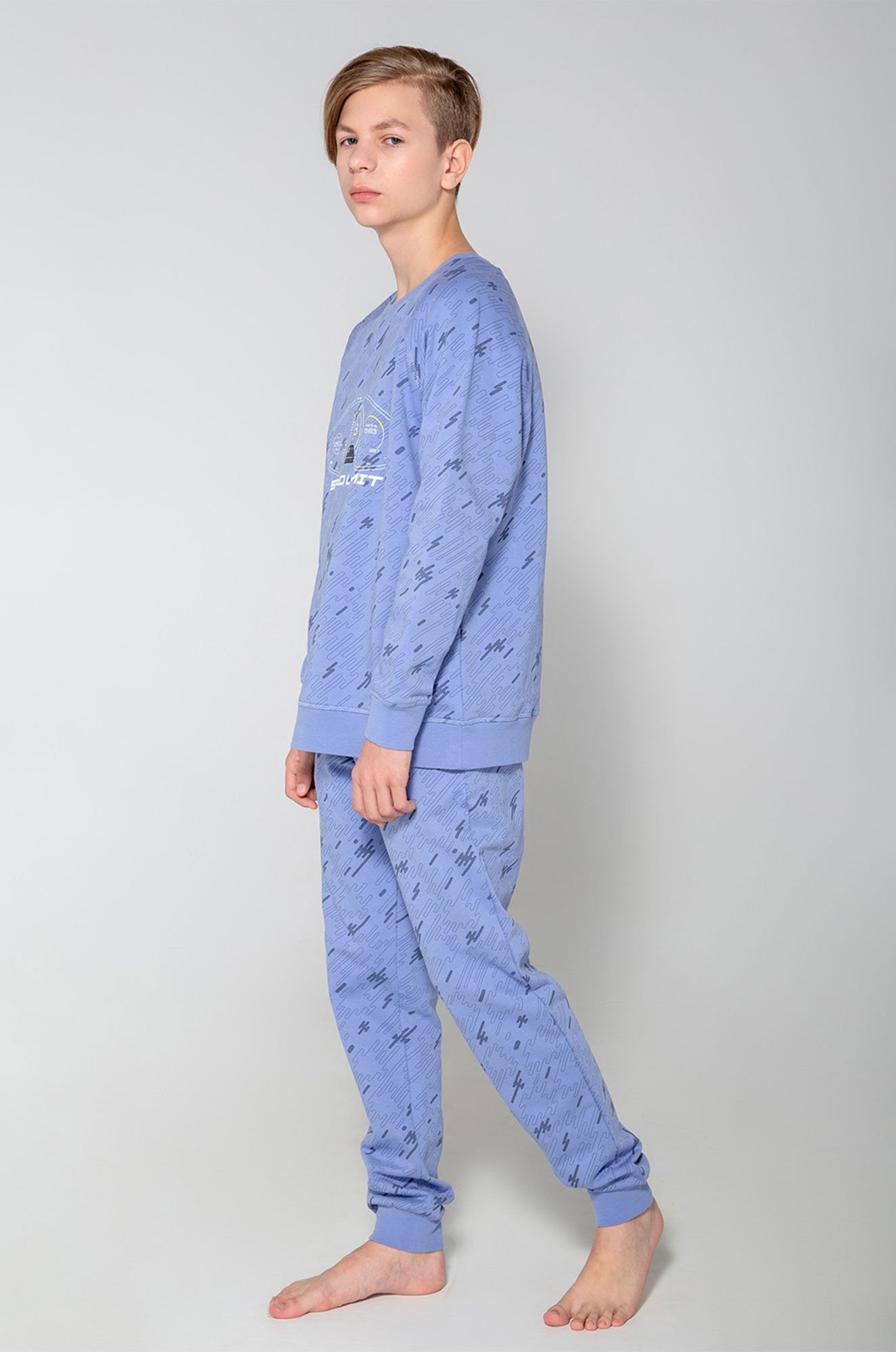 Пижама из петельчатого футера для мальчика Cubby