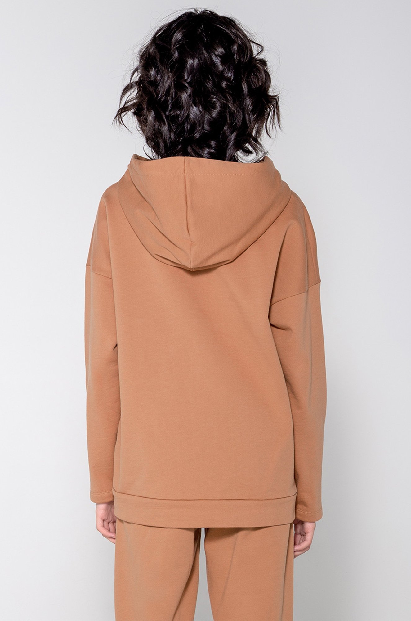 Теплая толстовка для девочки из футера с начесом Cubby