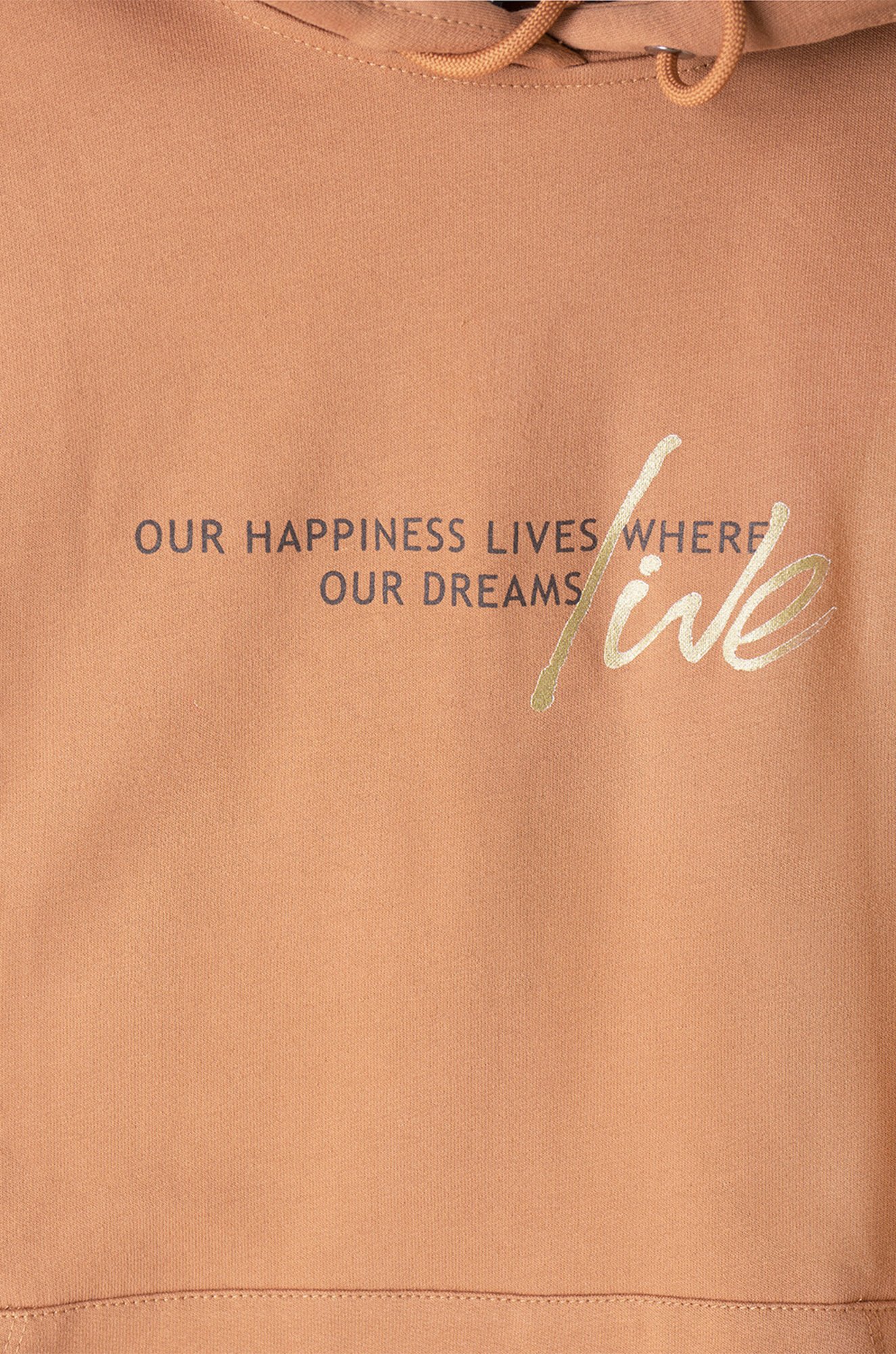 Теплая толстовка для девочки из футера с начесом Cubby