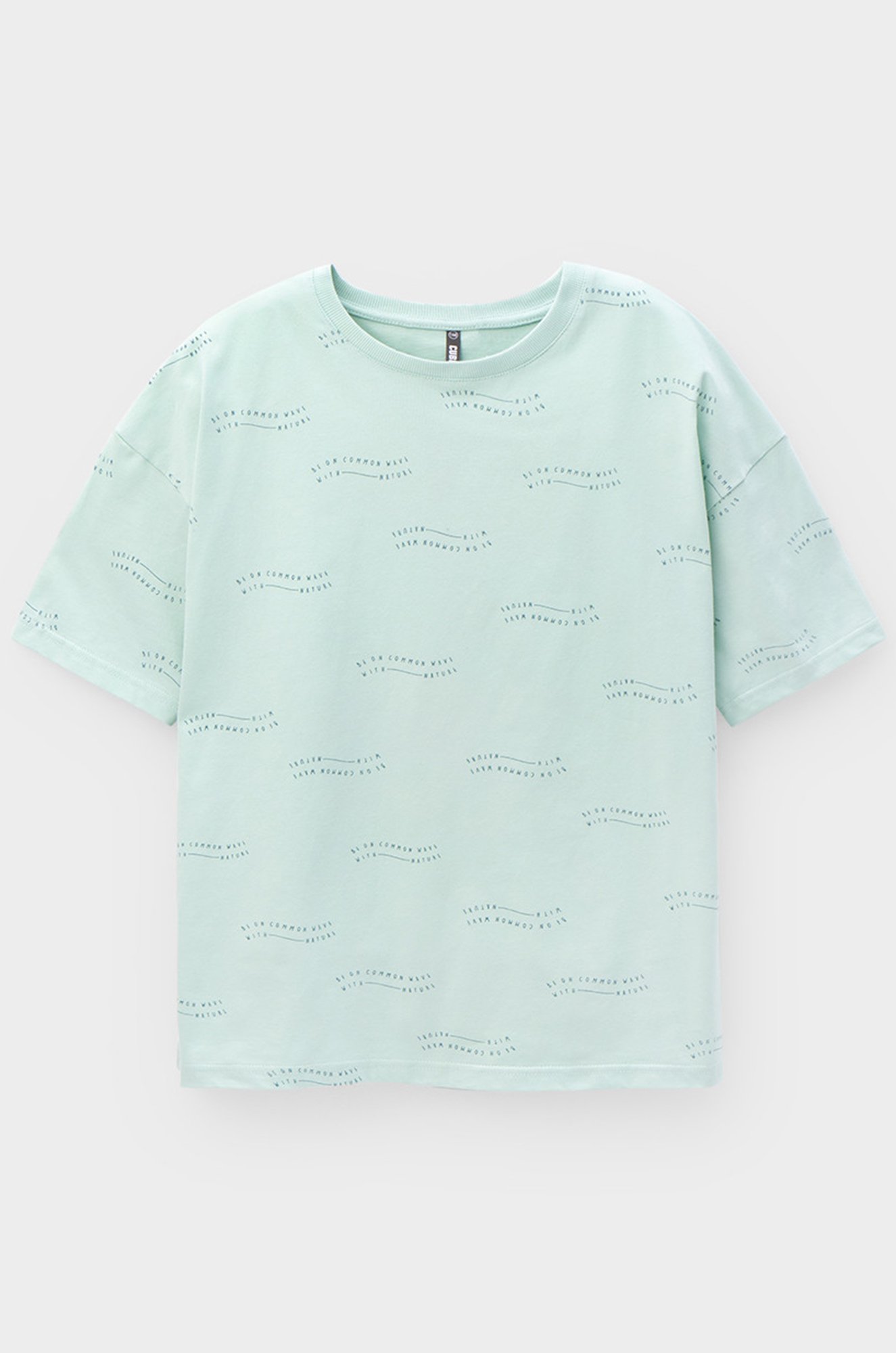 Хлопковая футболка оверсайз для мальчика Cubby