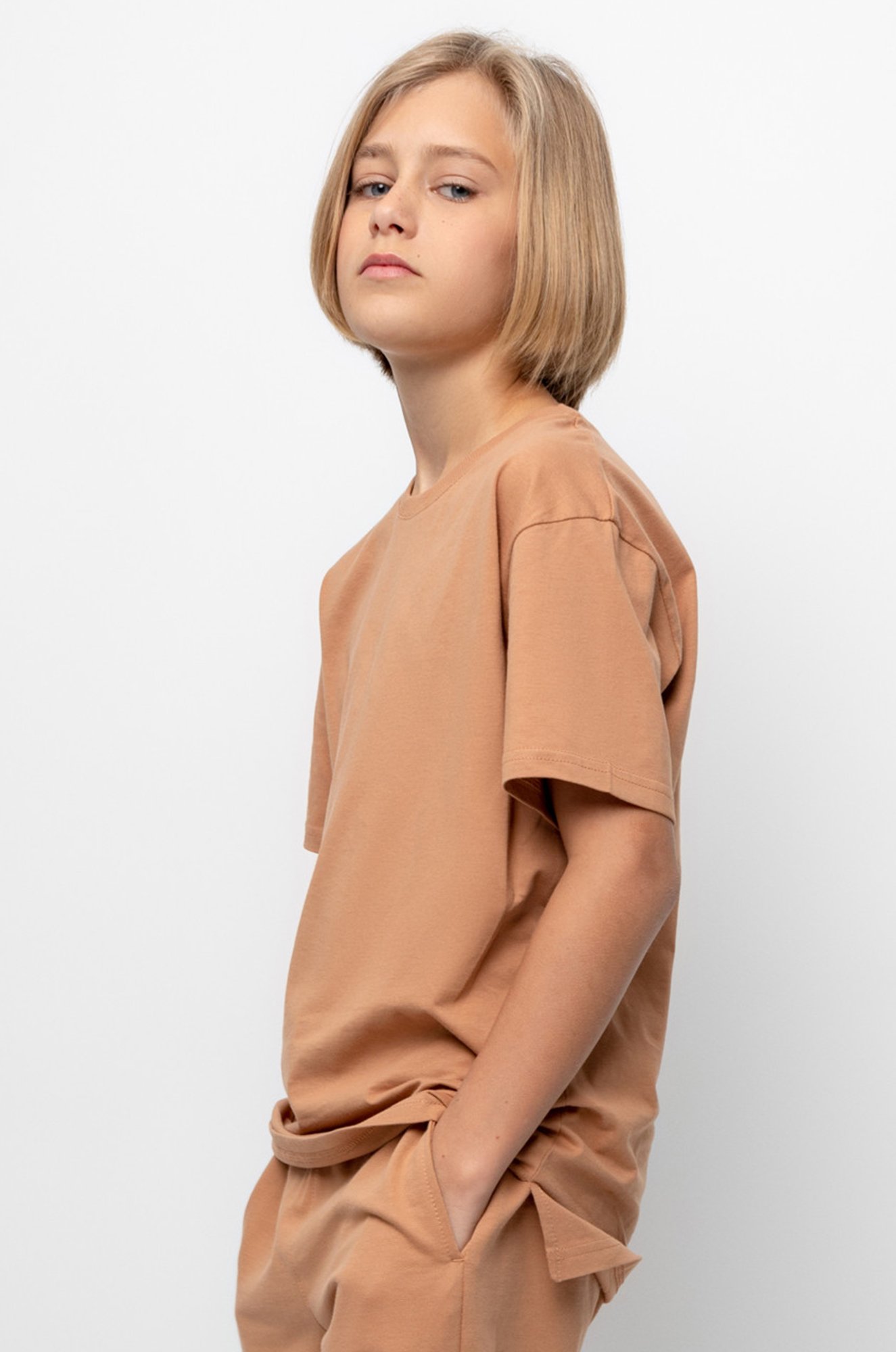 Детская хлопковая футболка оверсайз Cubby