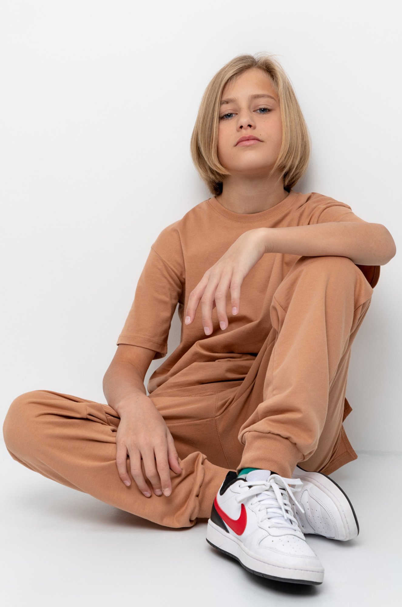 Детская хлопковая футболка оверсайз Cubby