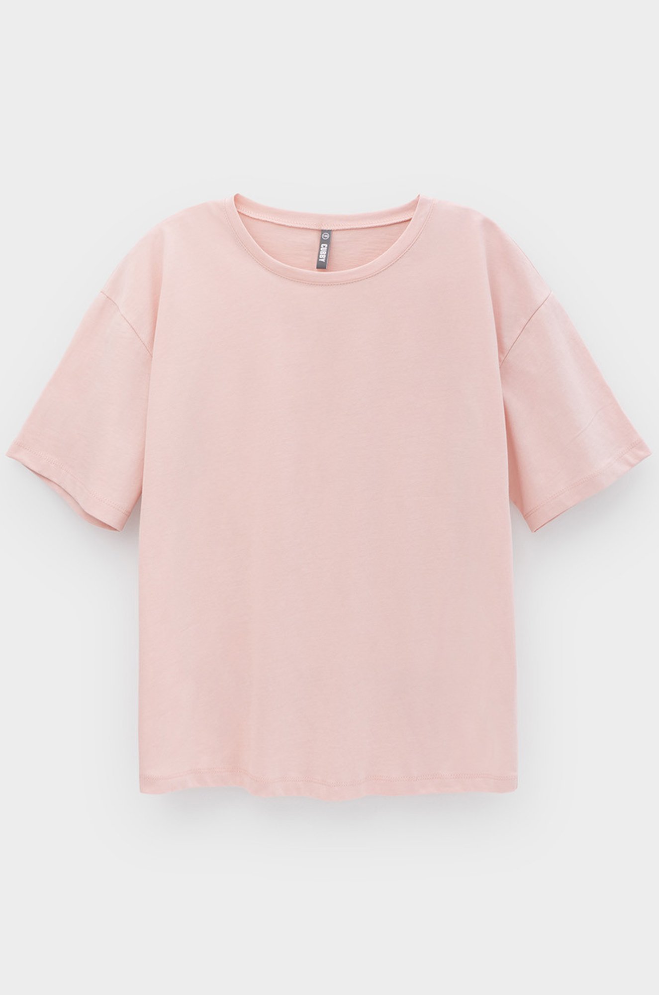 Хлопковая футболка оверсайз для девочки Cubby