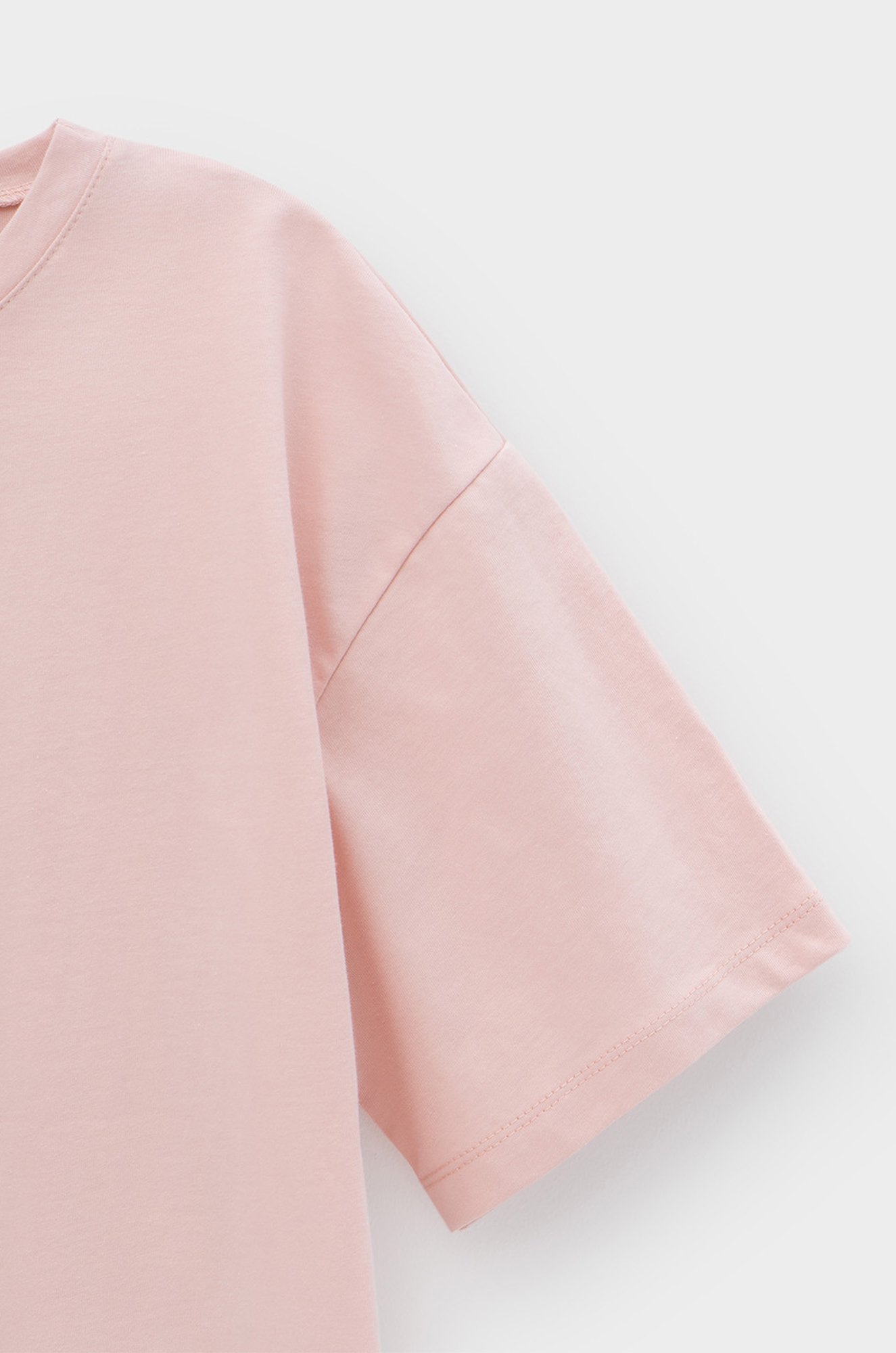 Хлопковая футболка оверсайз для девочки Cubby