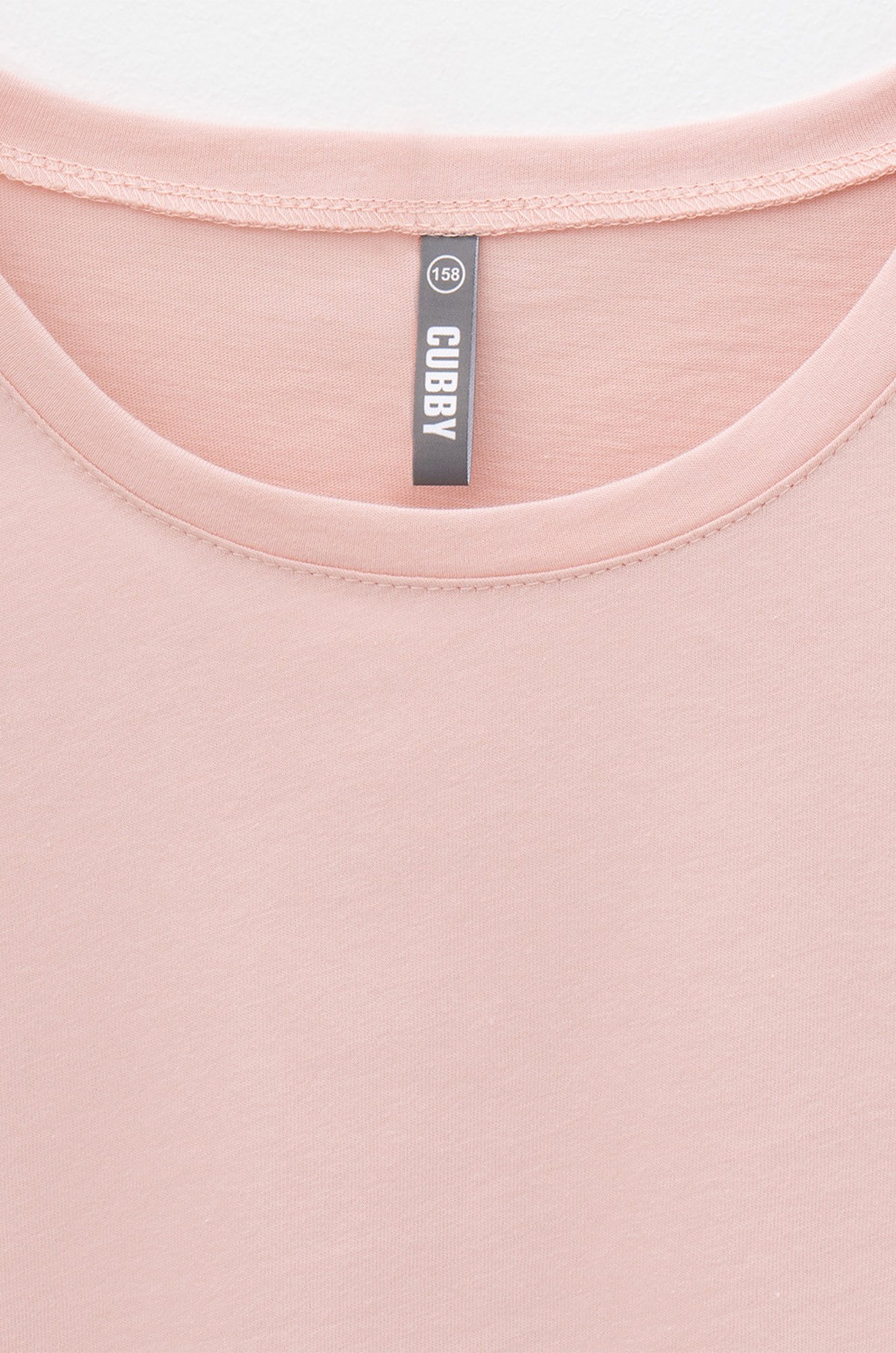 Хлопковая футболка оверсайз для девочки Cubby