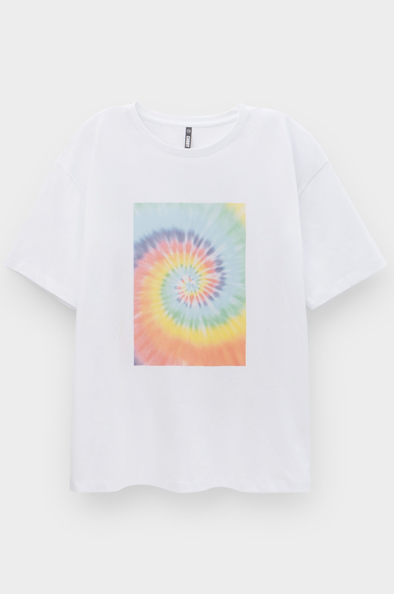 Хлопковая футболка оверсайз для девочки Cubby